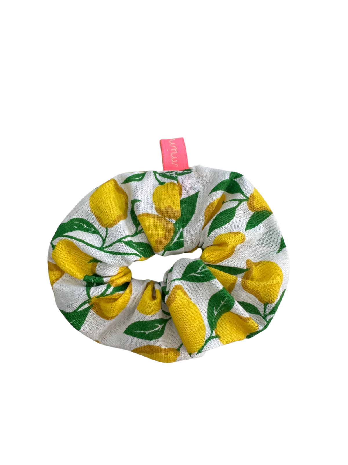 SCRUNCHIE BETINA LIMÃO AMARELO