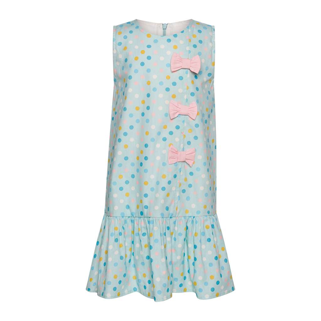VESTIDO ELISA POÁ AZUL