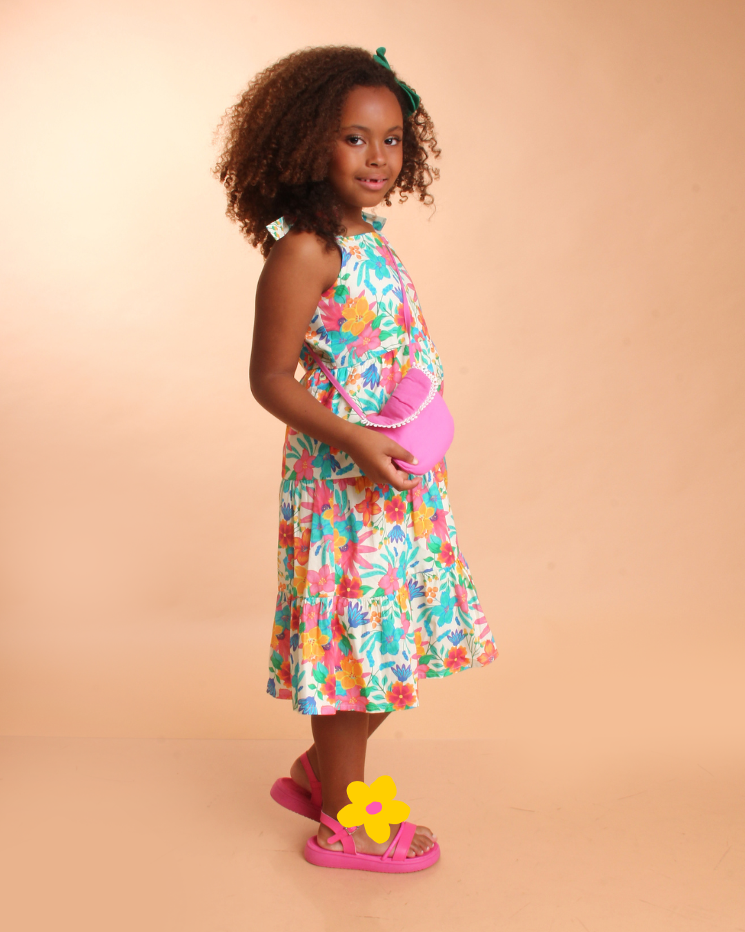 VESTIDO MARIA FLORIDO PINK