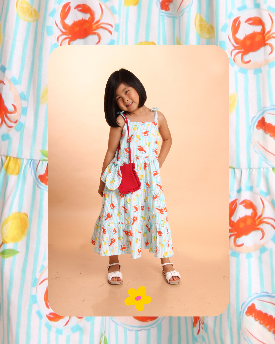 VESTIDO MARIA LAGOSTA VERMELHA