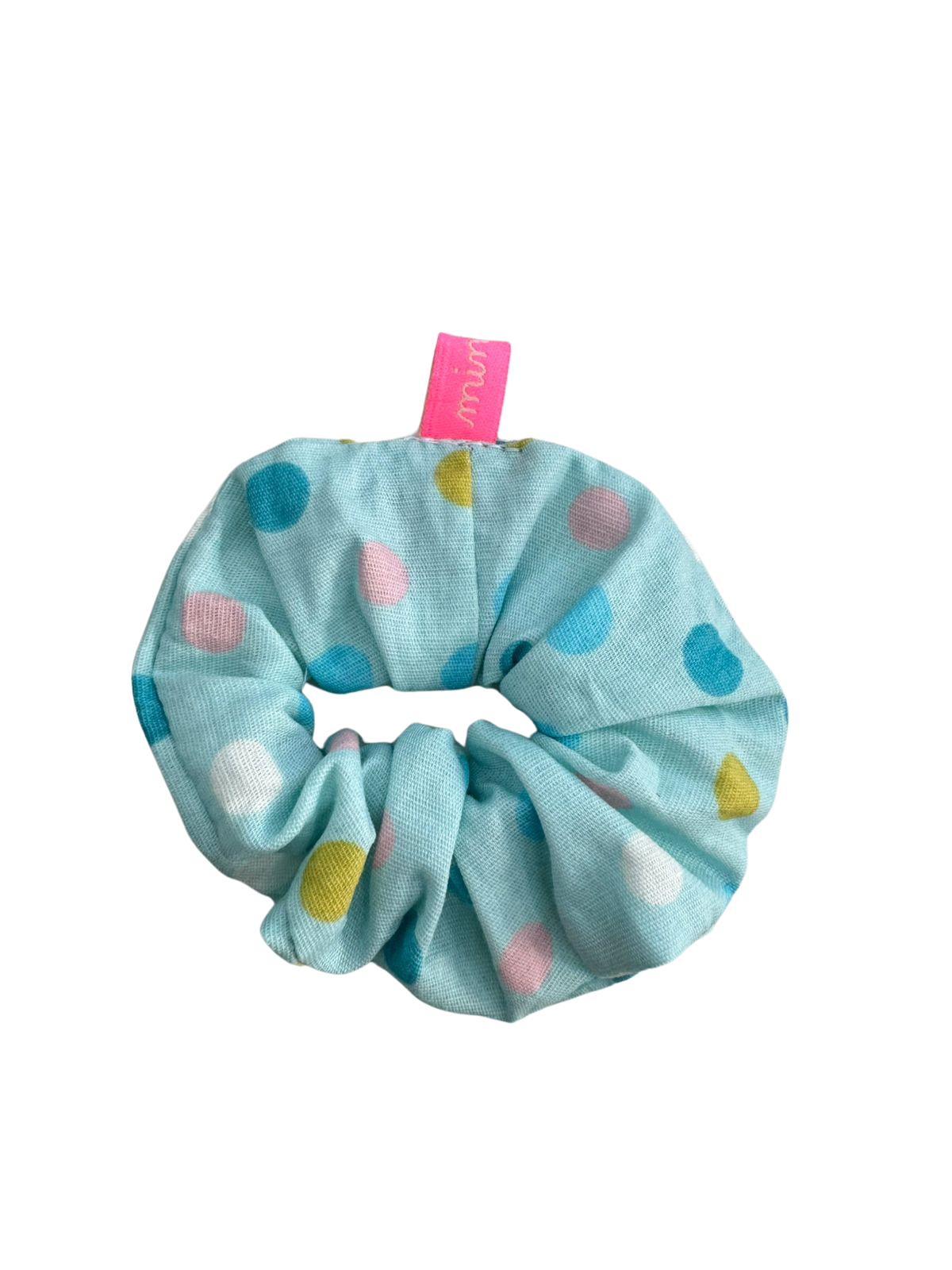 SCRUNCHIE ELISA POÁ AZUL