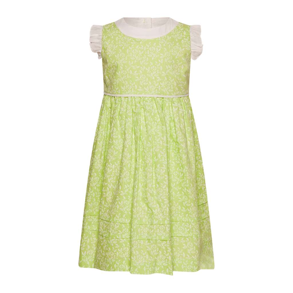 VESTIDO MAIA FOLHAS LIME