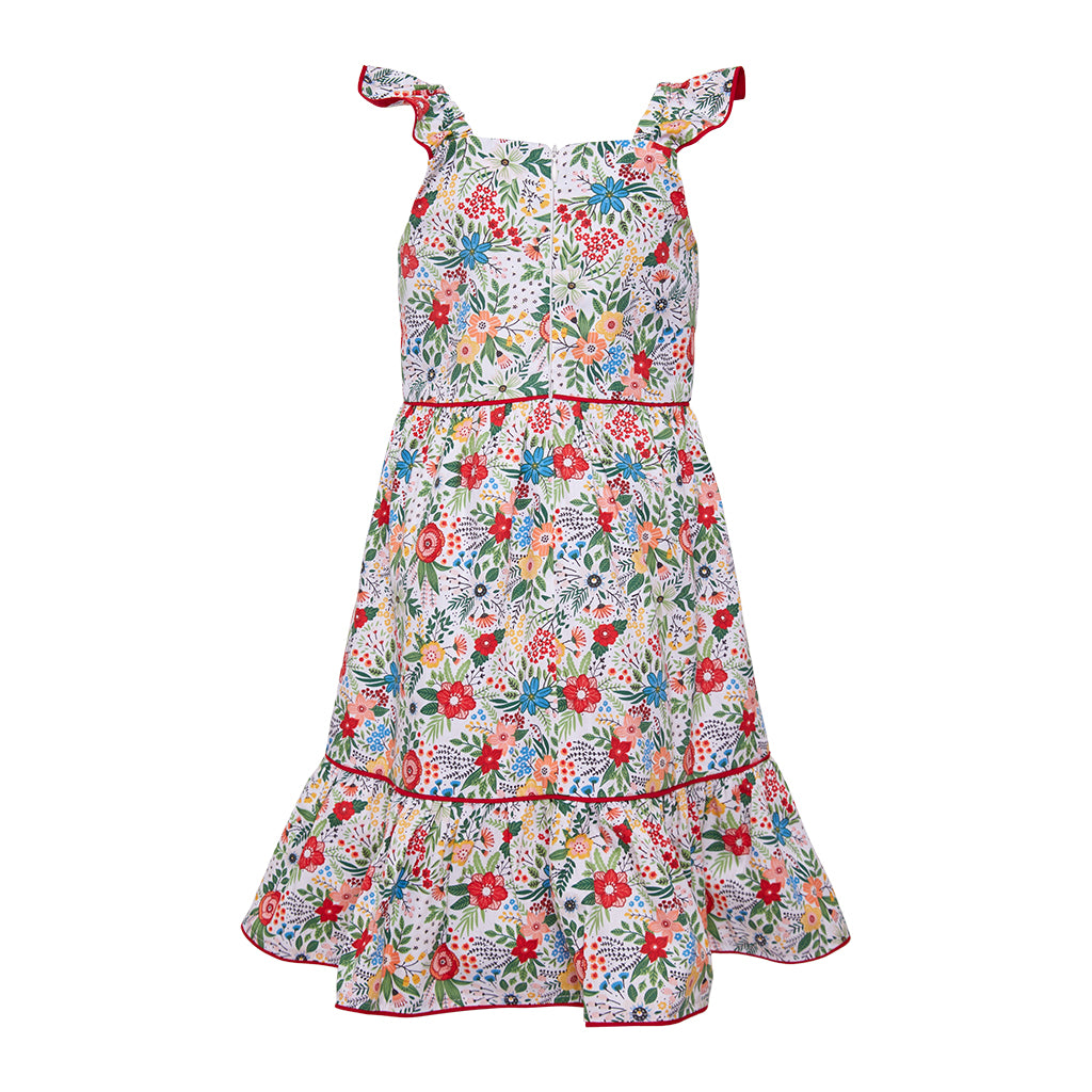 VESTIDO MAITÊ JARDIM VERMELHO