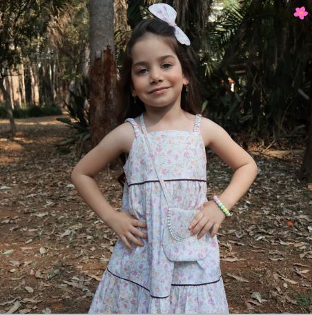 VESTIDO ALICE ROXO FLOR
