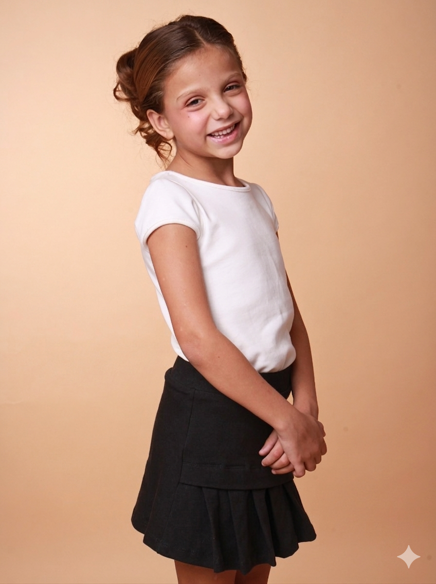 SHORTS SAIA AURORA PRETO