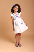 VESTIDO BETINA BORDADO OFF WHITE