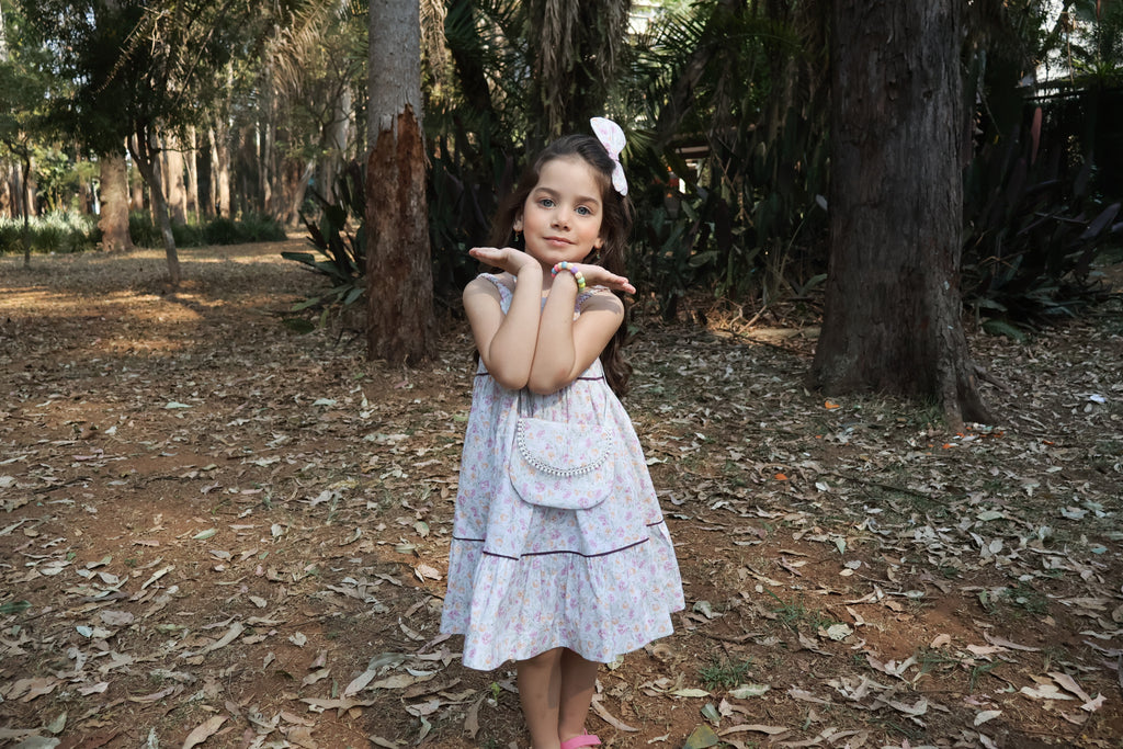 VESTIDO ALICE ROXO FLOR