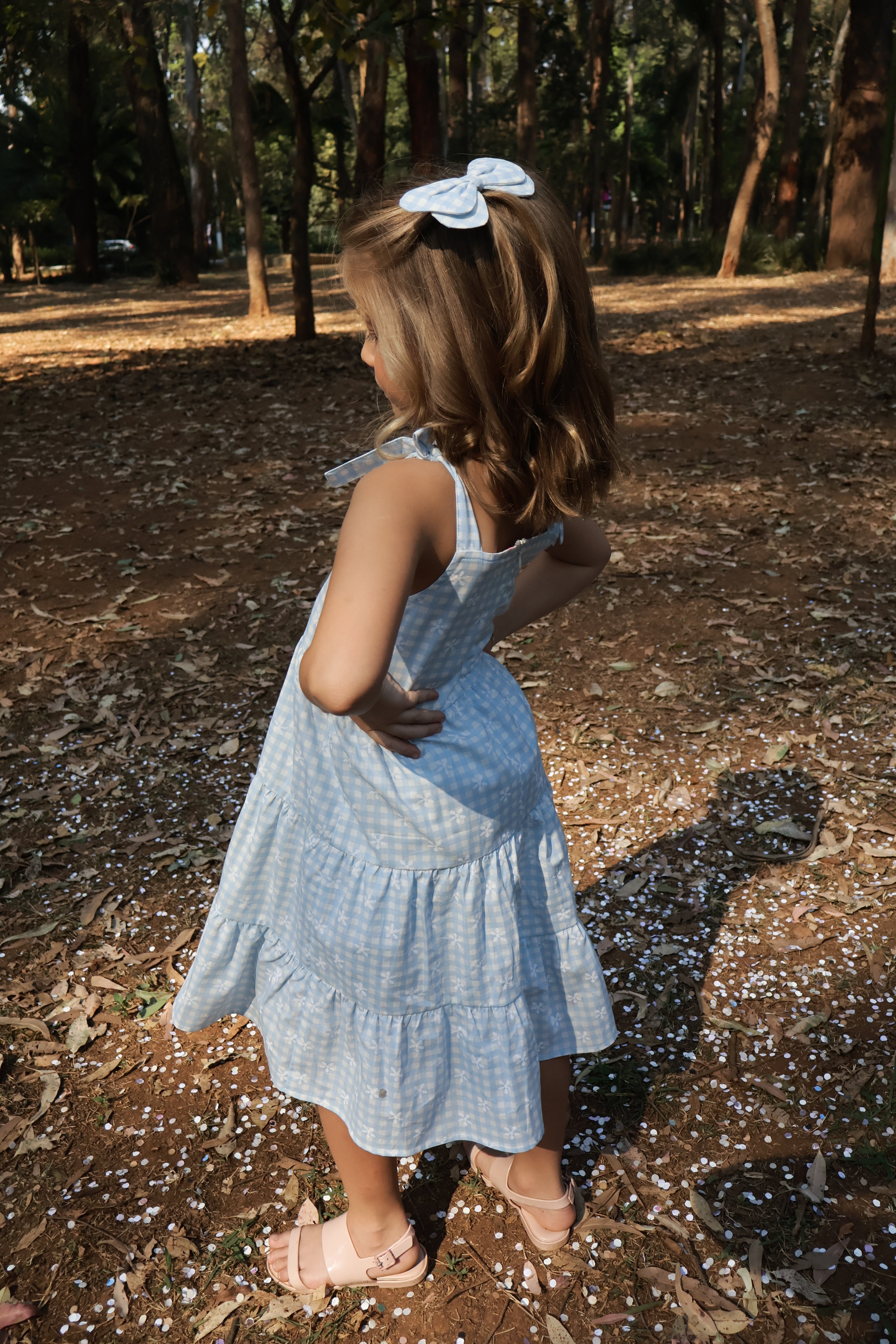 VESTIDO MARIA XADREZ AZUL