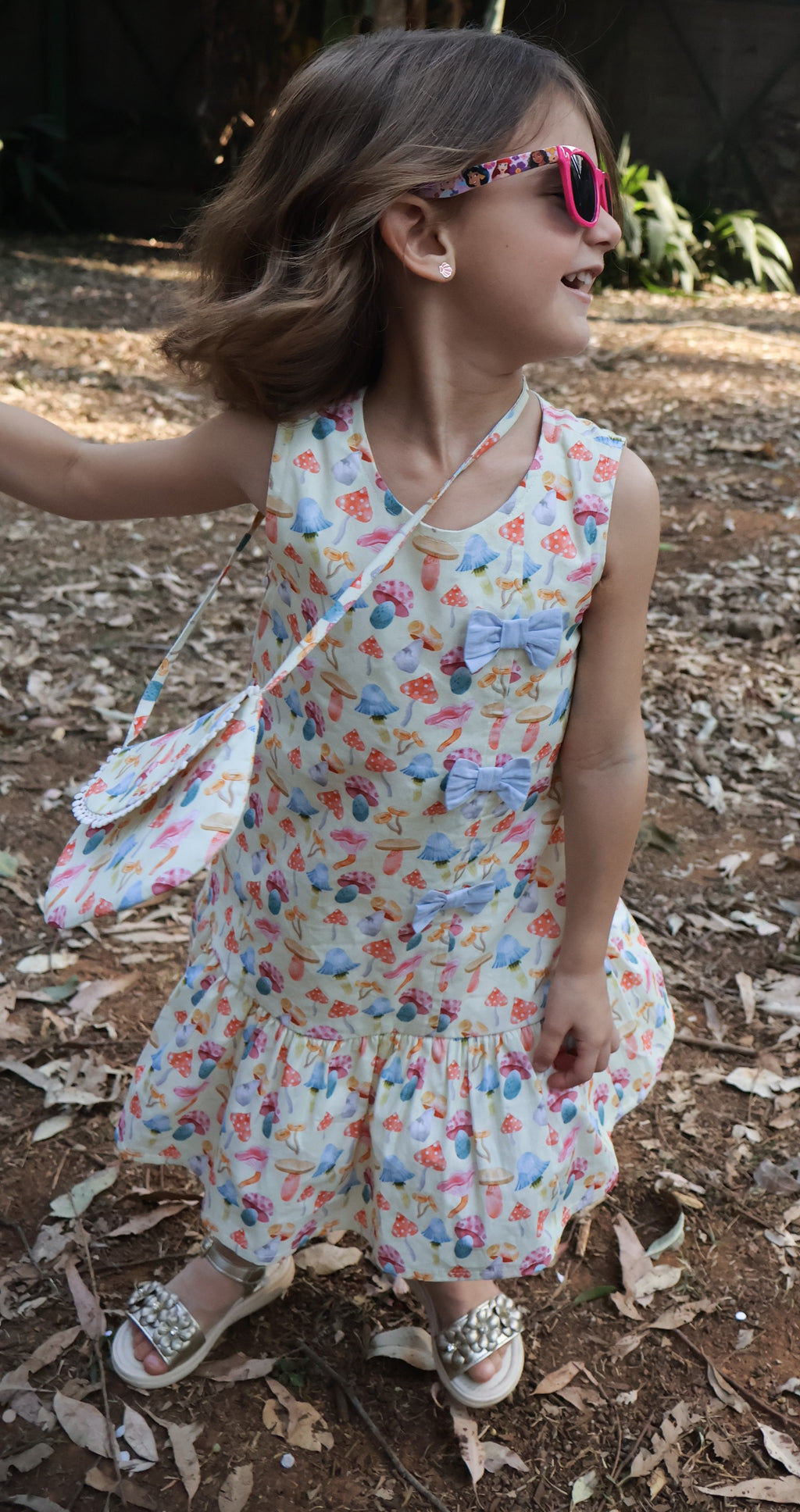 VESTIDO ELISA COGUMELO AMARELO