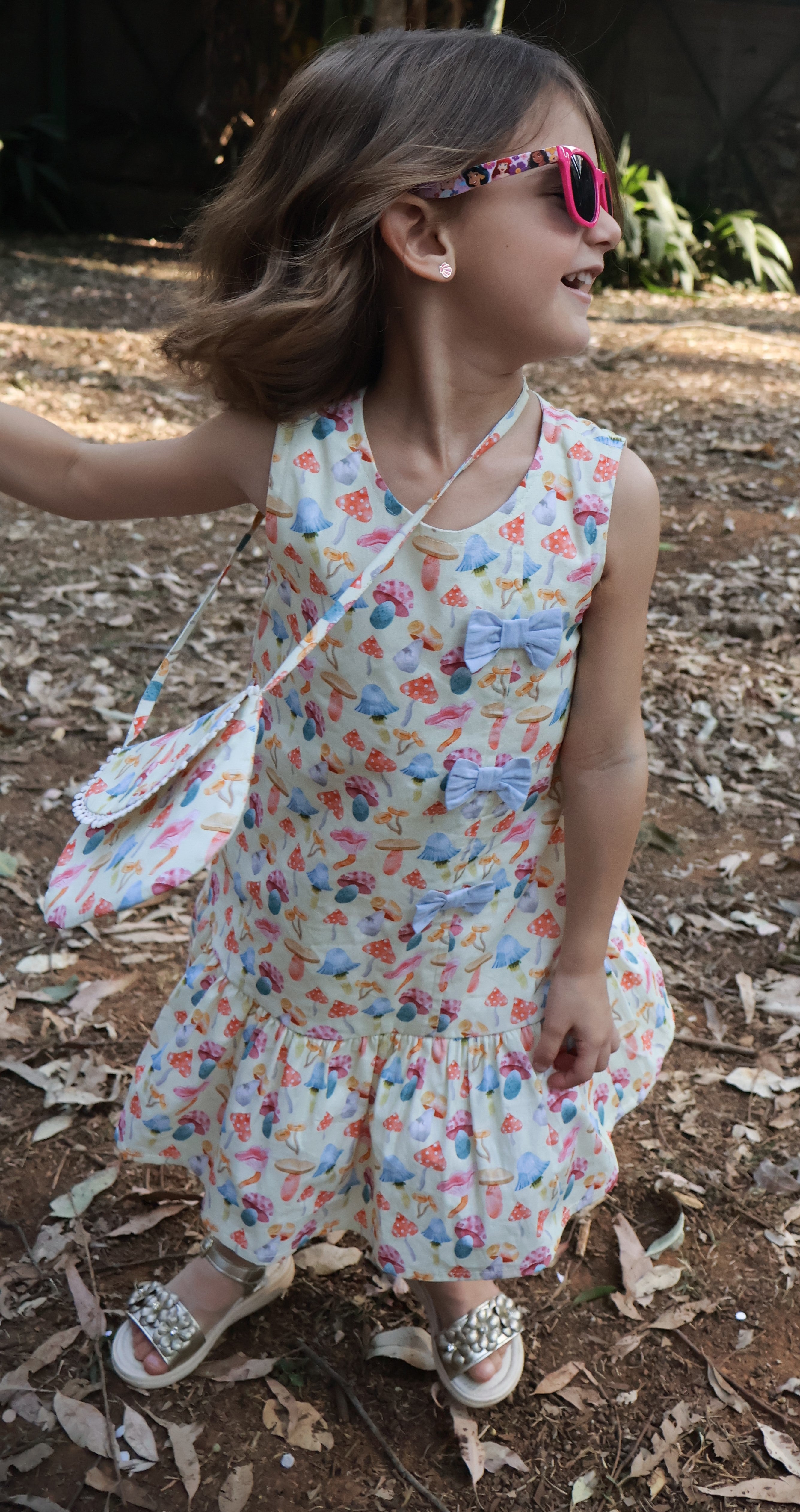 VESTIDO ELISA COGUMELO AMARELO