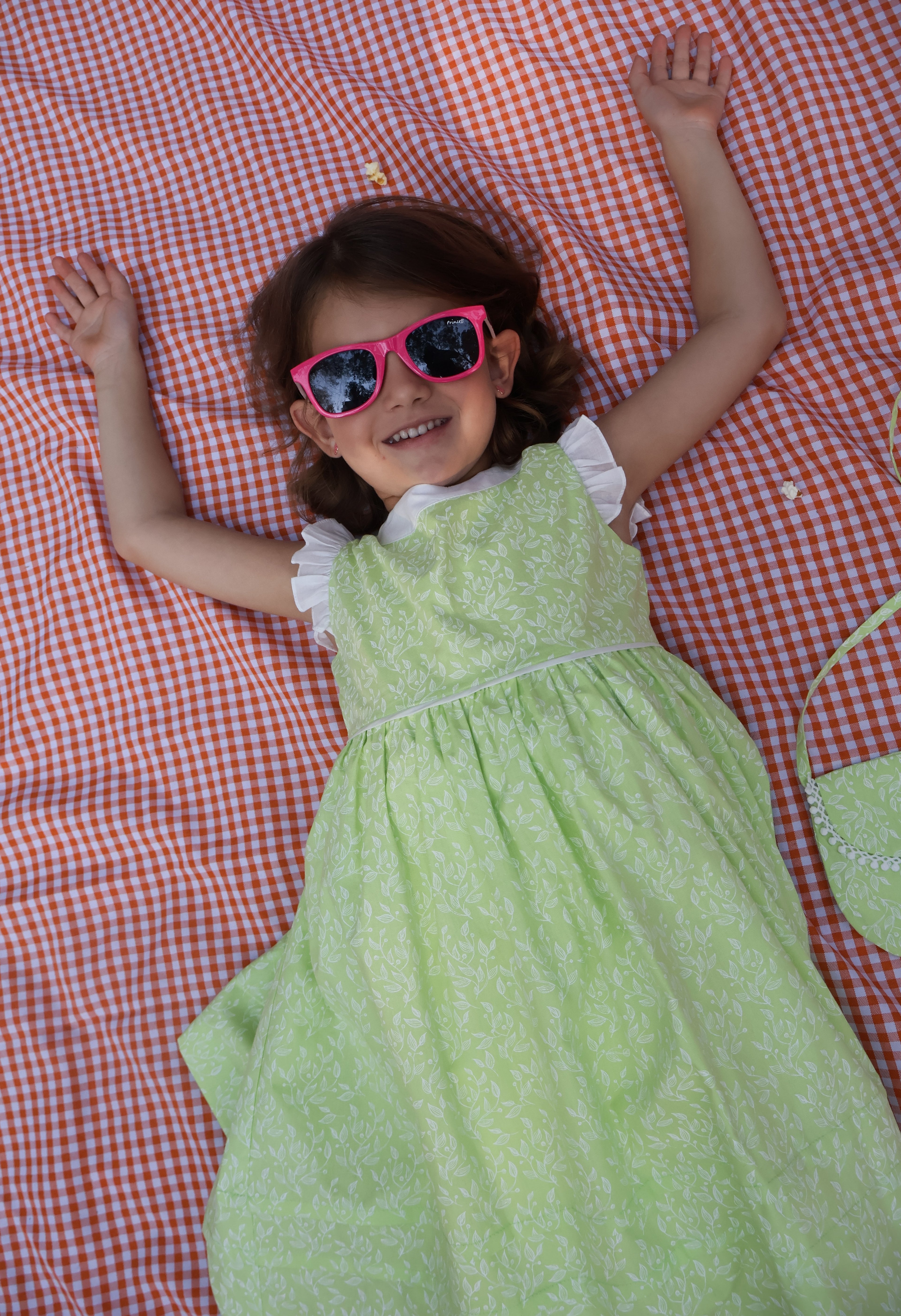 VESTIDO MAIA FOLHAS LIME