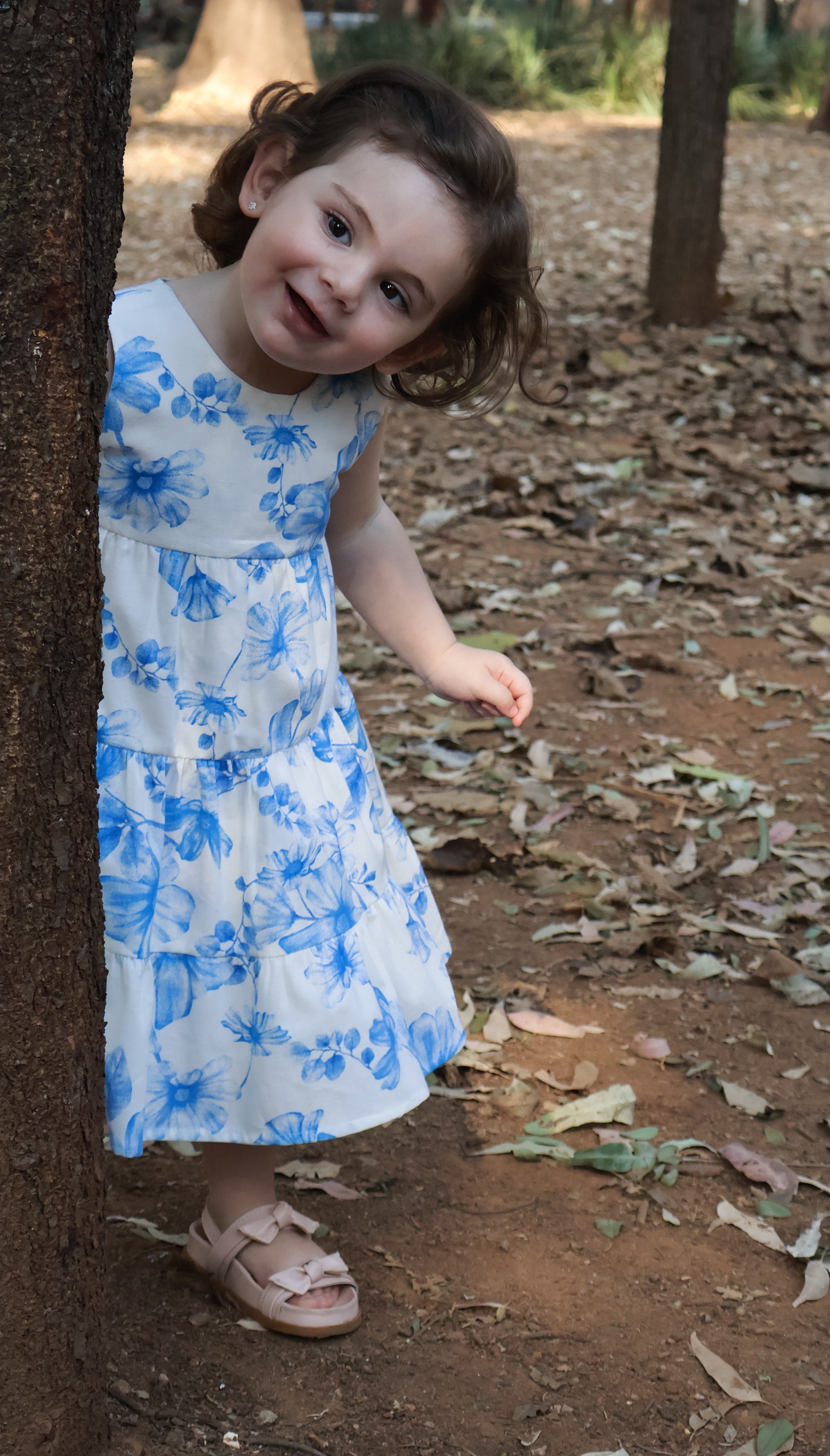 VESTIDO OLIVIA FLOR AZUL