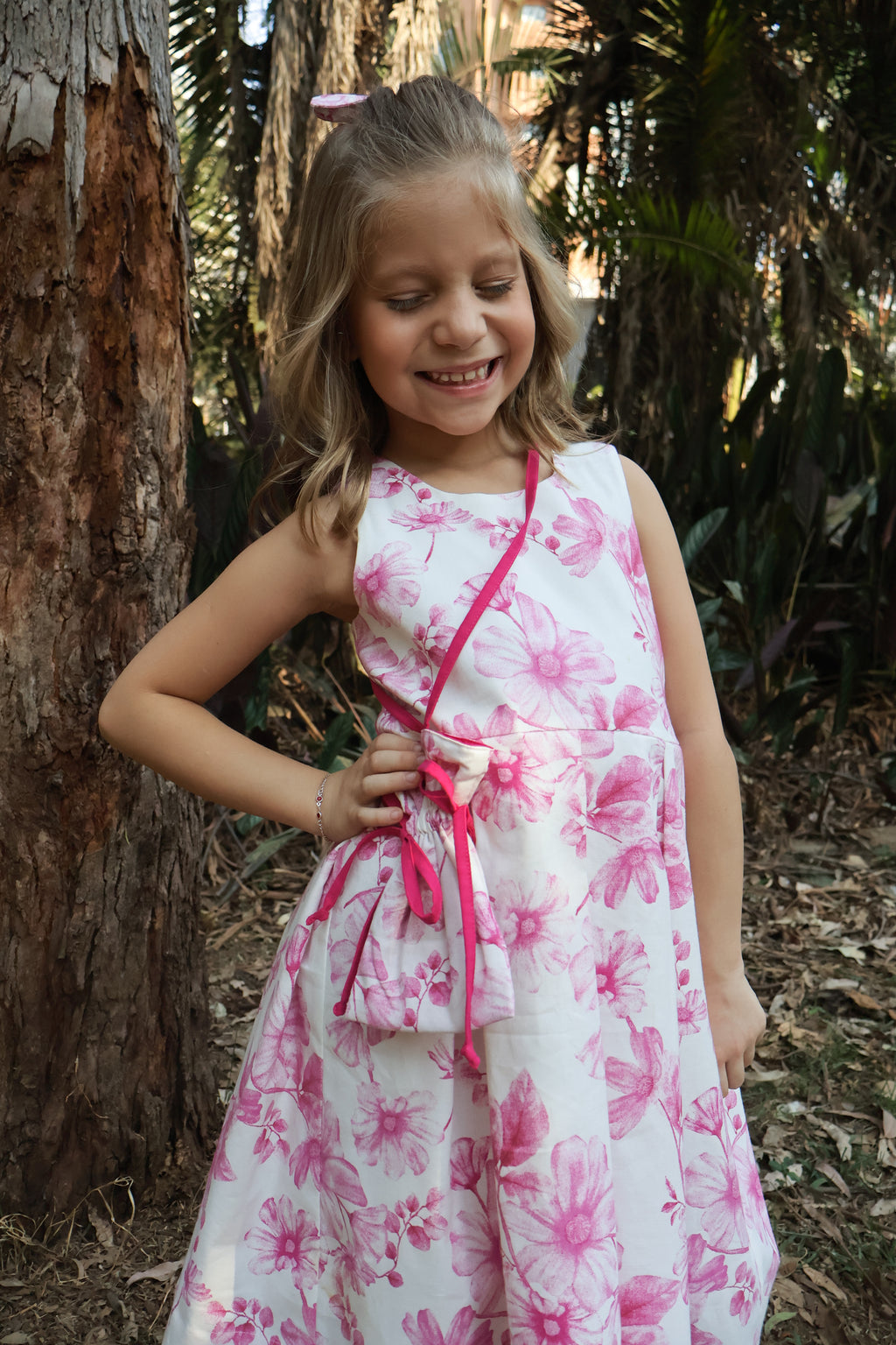 VESTIDO ESTHER FLOR PINK