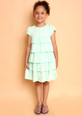 VESTIDO LUIZA BABADINHO VERDE