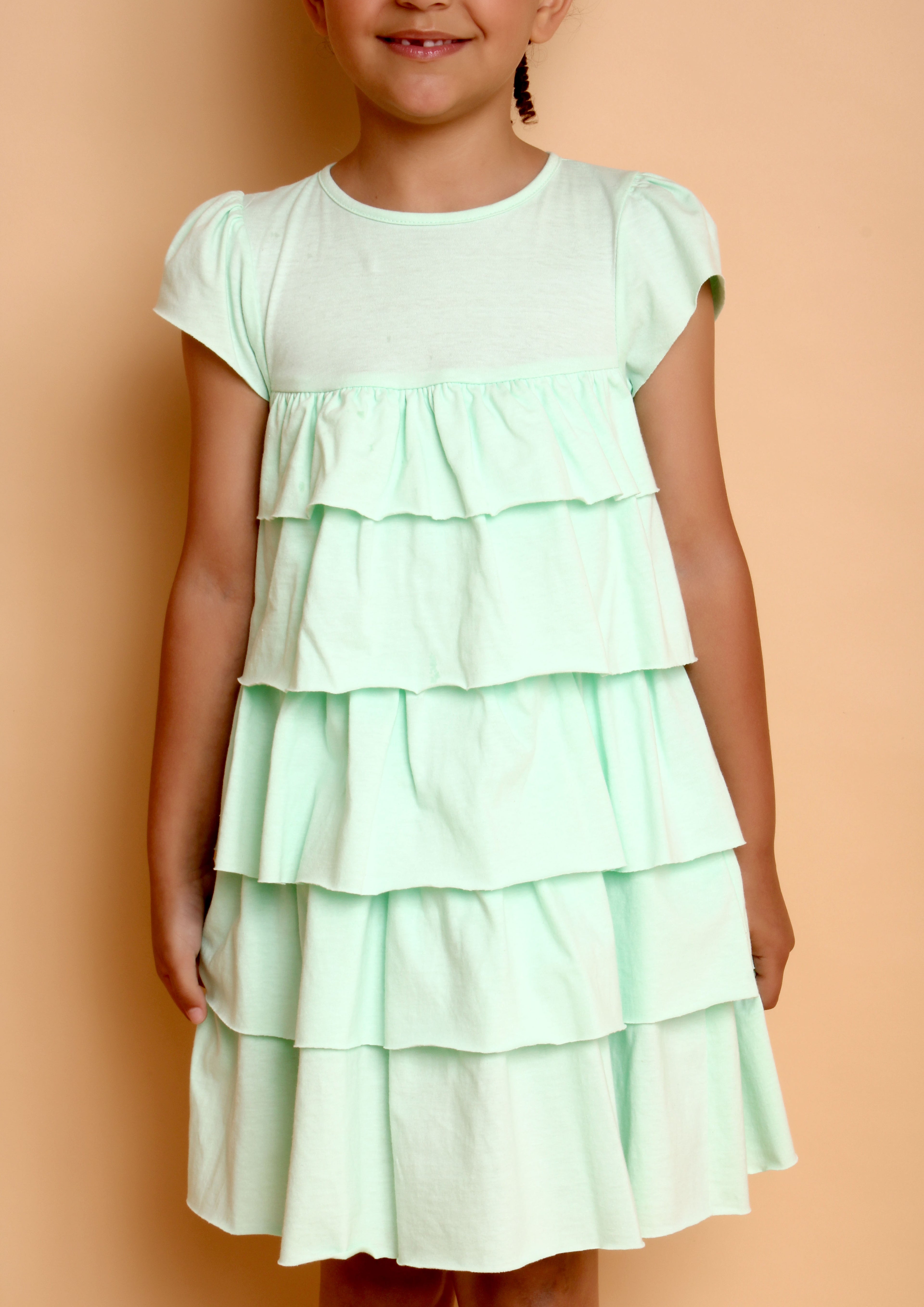 VESTIDO LUIZA BABADINHO VERDE