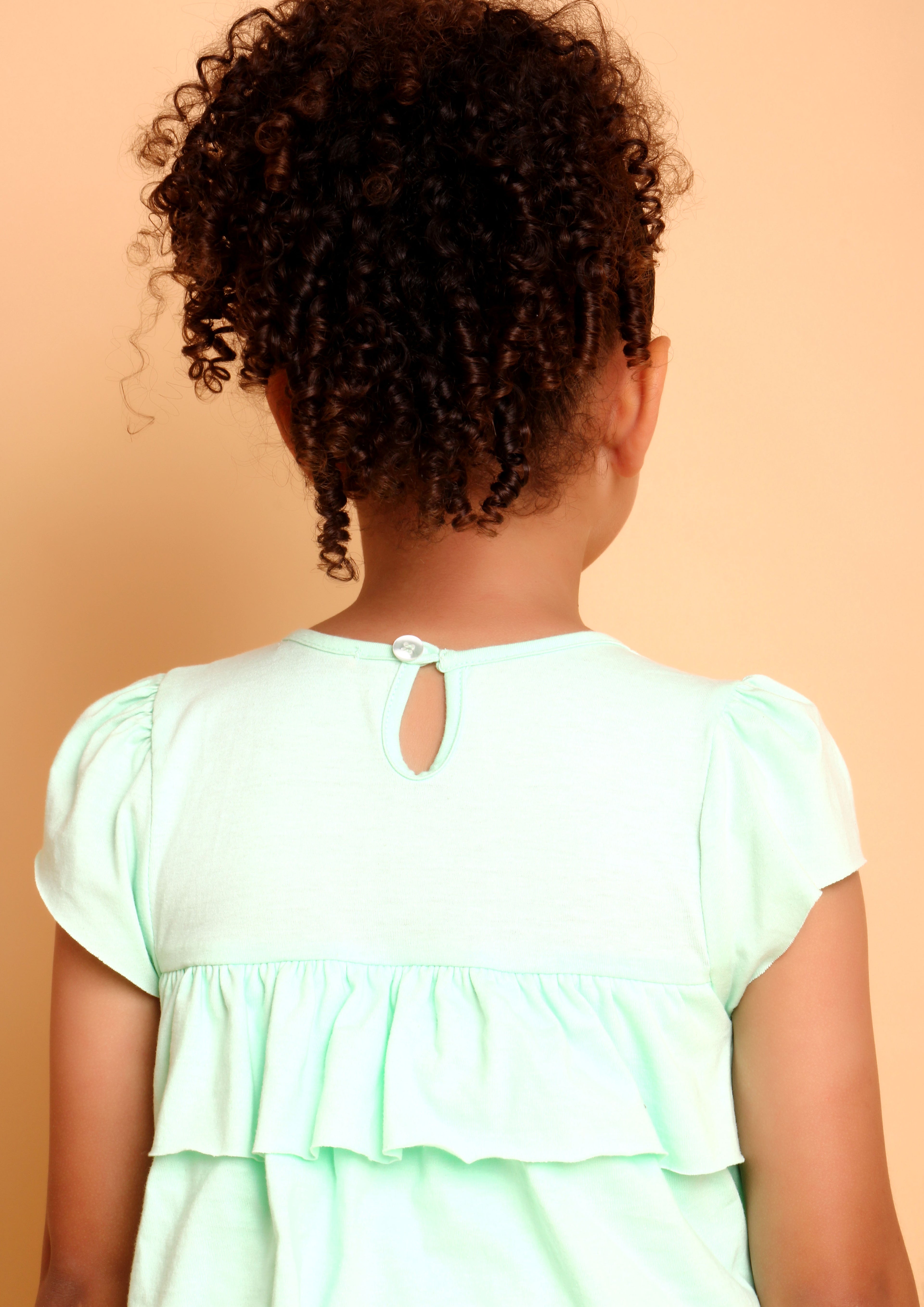 VESTIDO LUIZA BABADINHO VERDE