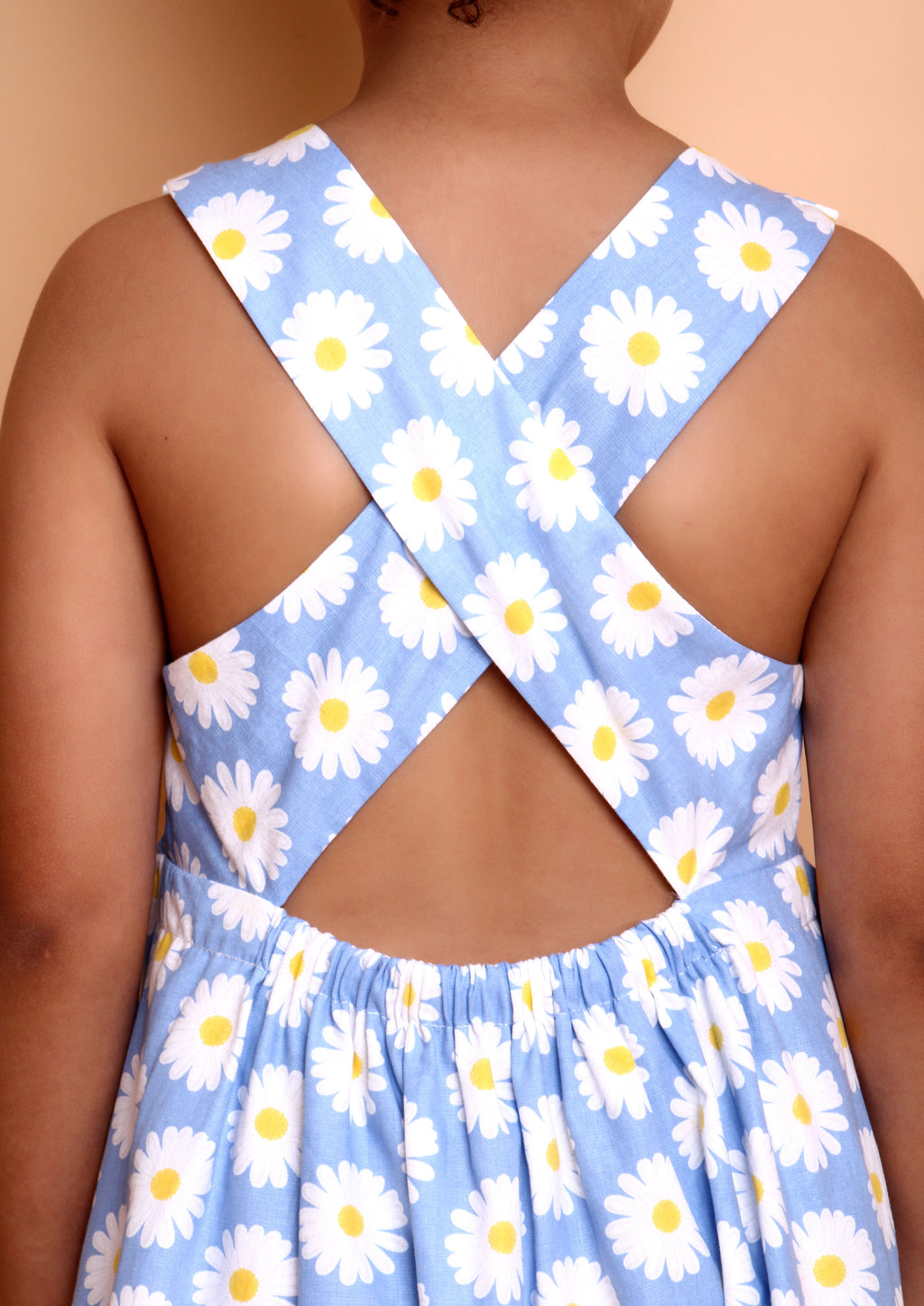 VESTIDO CAROLINA MARGARIDA AZUL