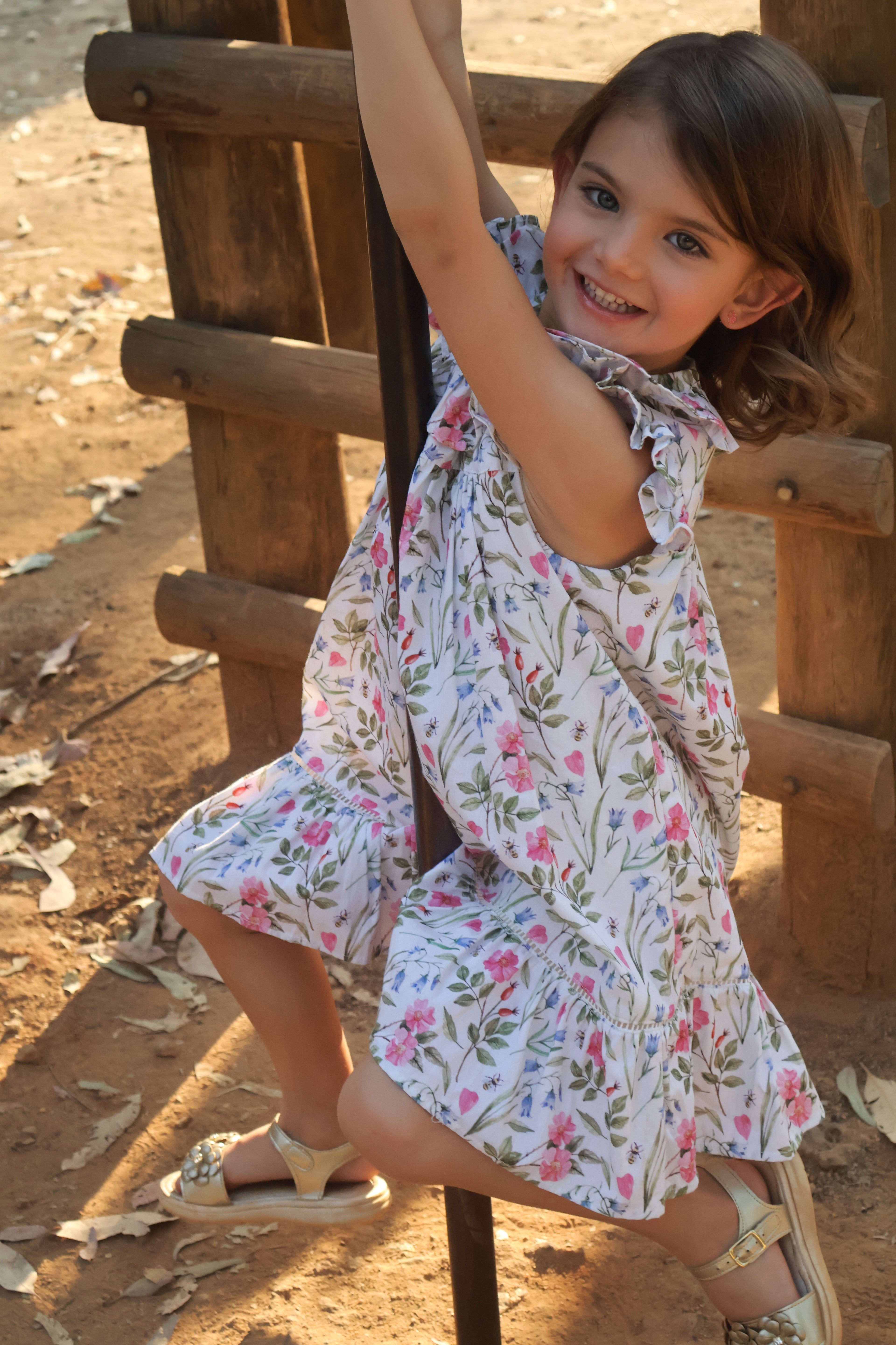 VESTIDO HELENA FLOR PINK