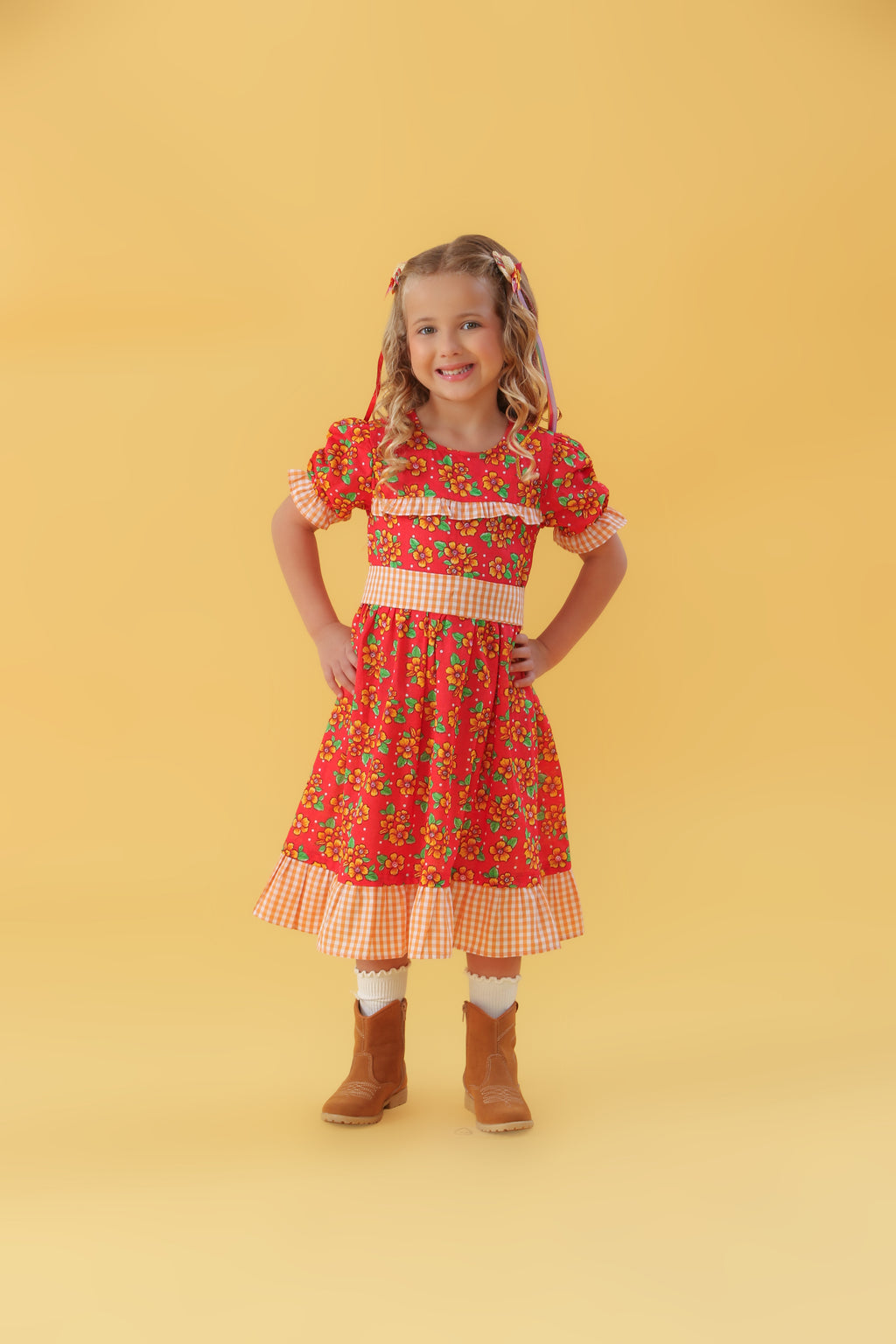 VESTIDO CHIQUINHA CHITA VERMELHO