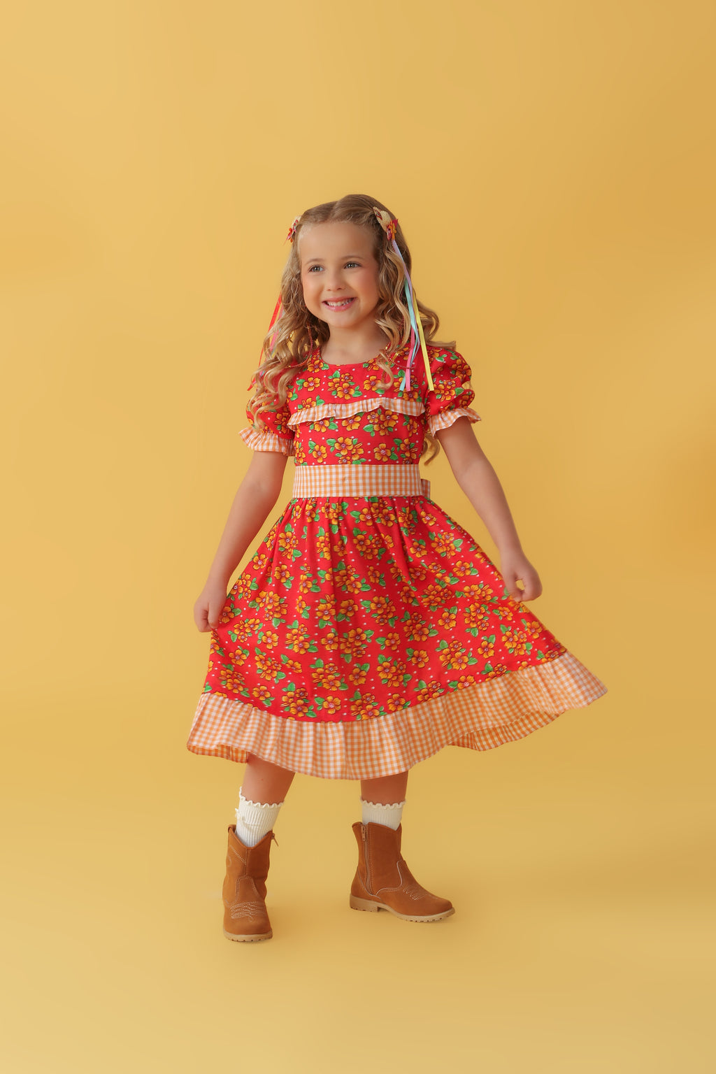 VESTIDO CHIQUINHA CHITA VERMELHO