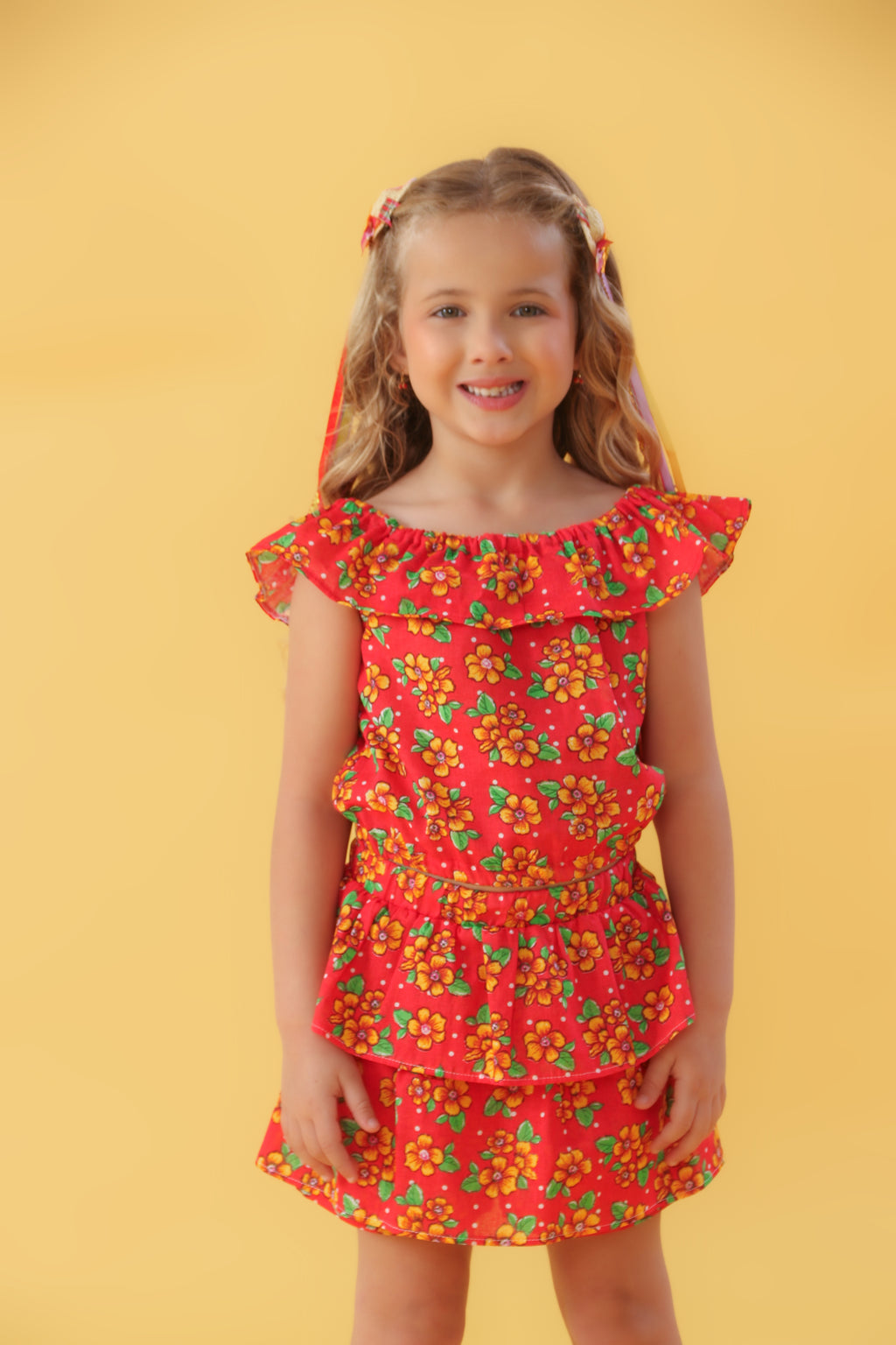 BLUSA CIGANINHA CHIQUINHA CHITA VERMELHA