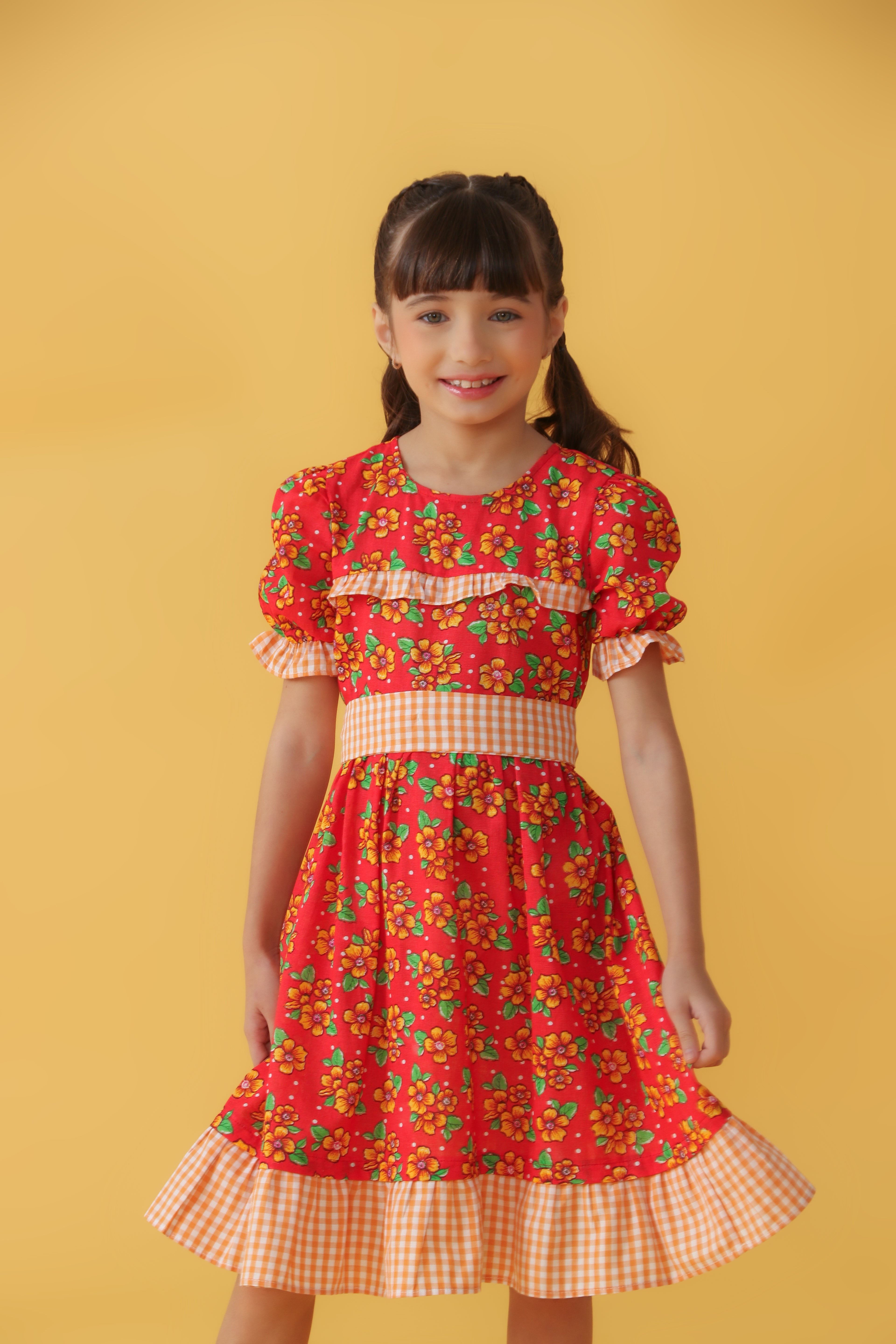VESTIDO CHIQUINHA CHITA VERMELHO