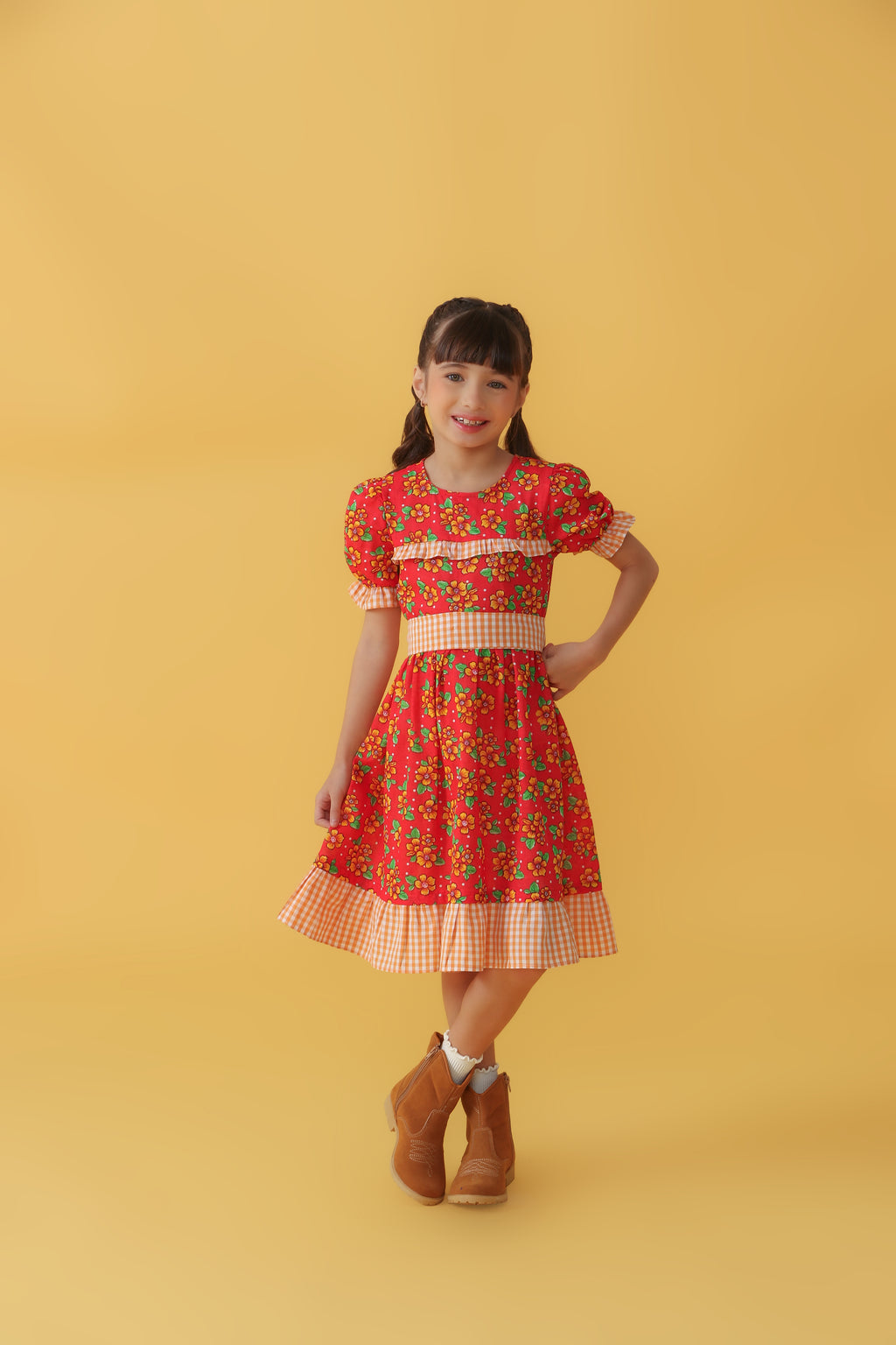 VESTIDO CHIQUINHA CHITA VERMELHO