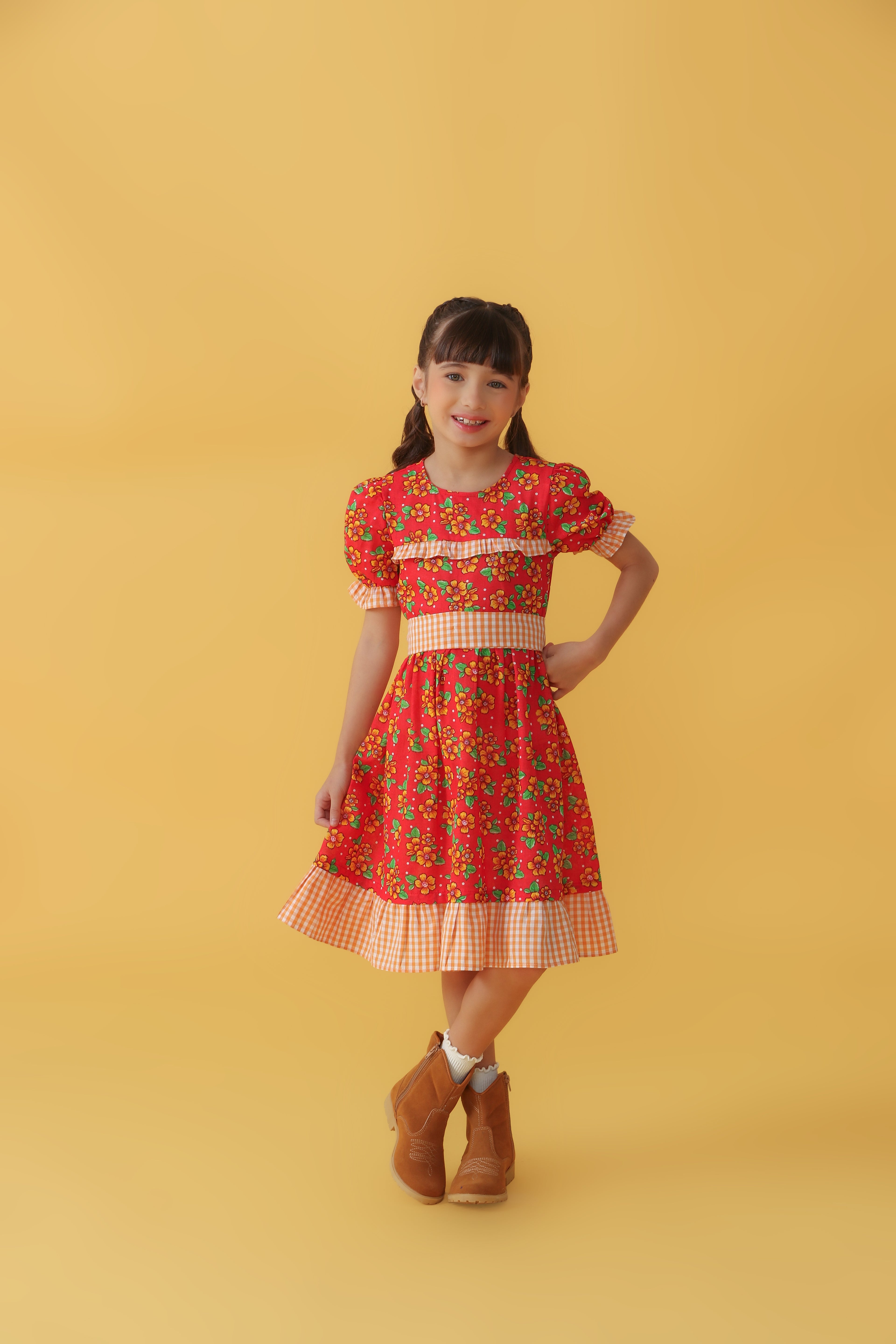 VESTIDO CHIQUINHA CHITA VERMELHO