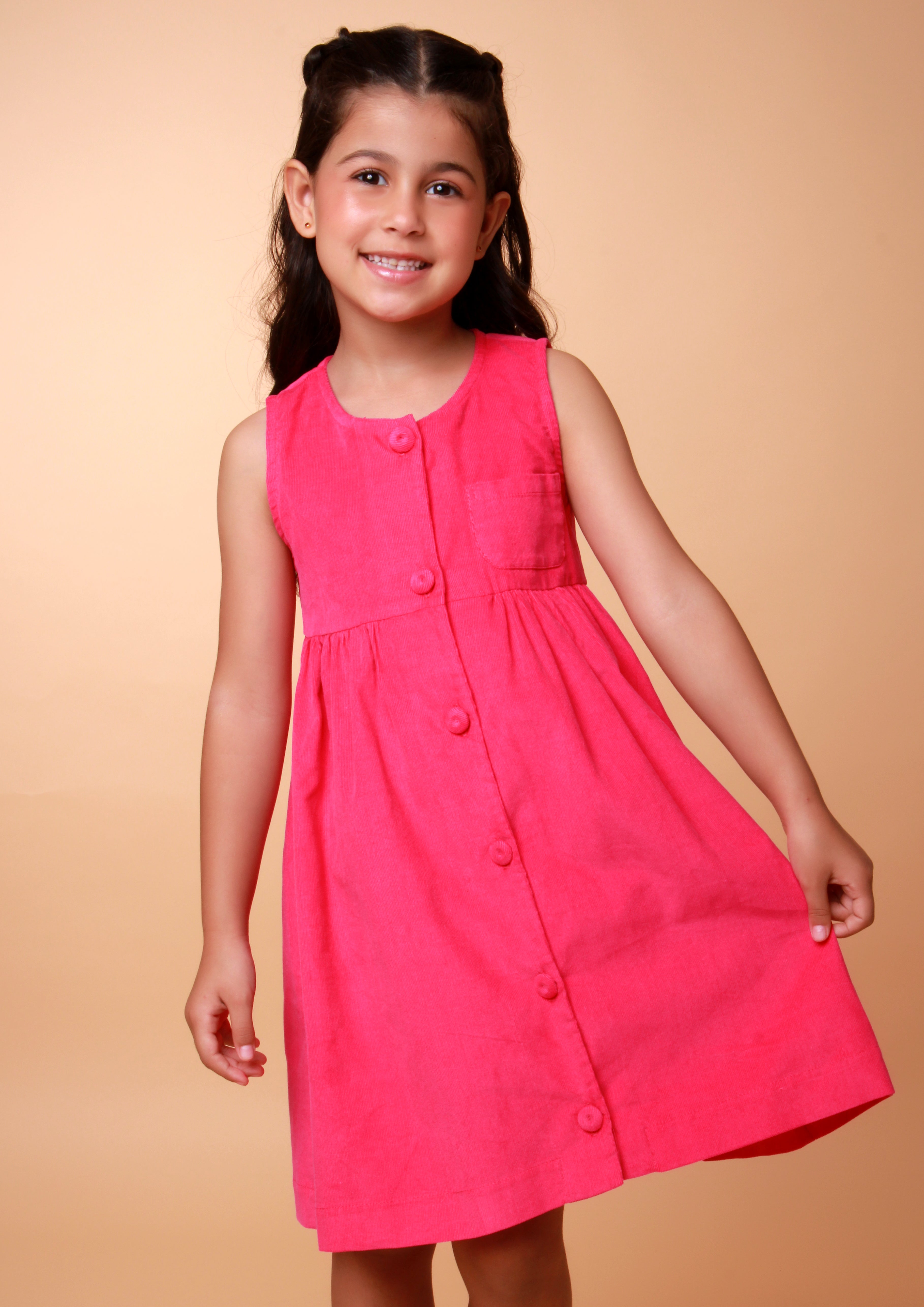 VESTIDO DOROTHY VELUDO PINK