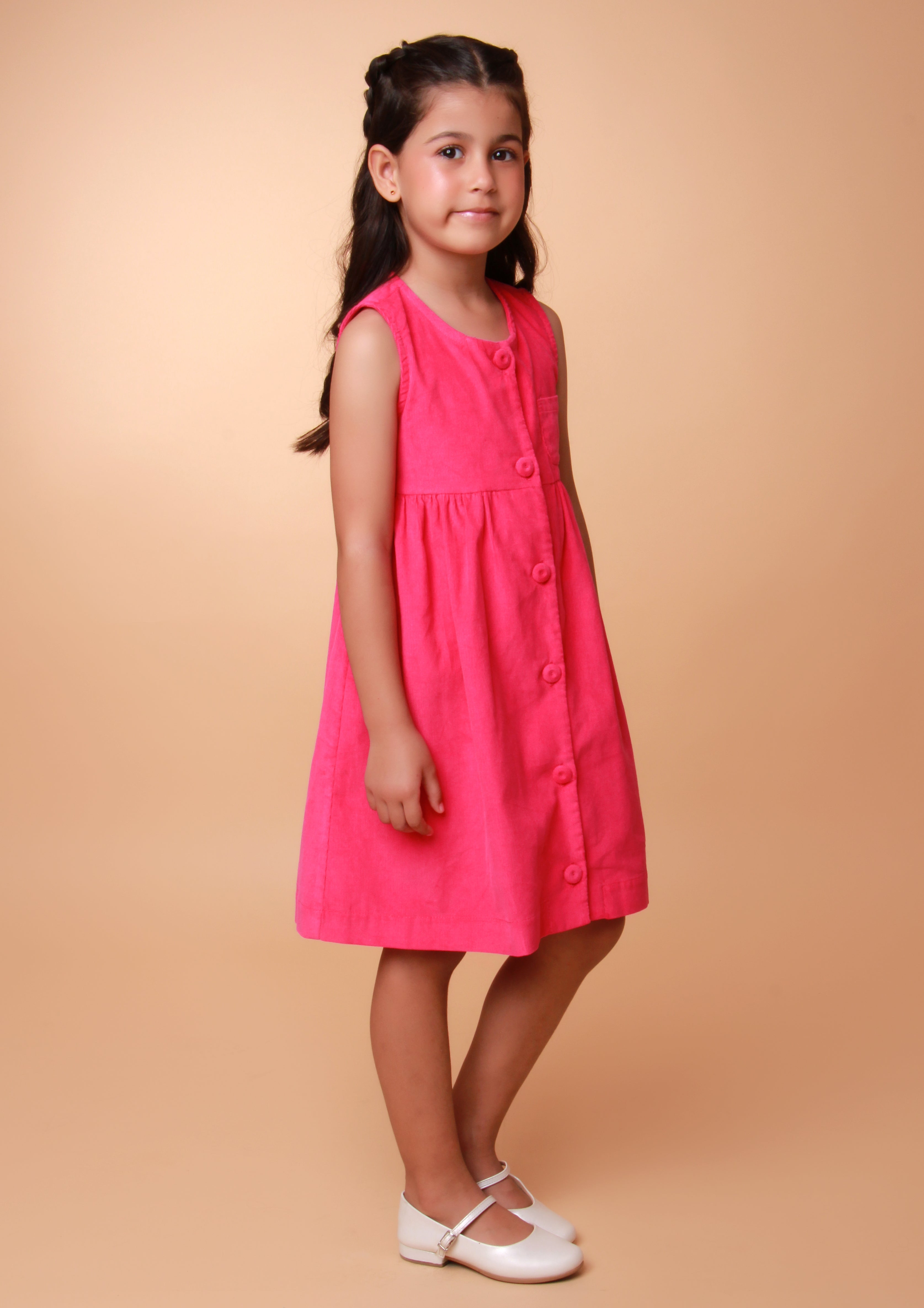 VESTIDO DOROTHY VELUDO PINK