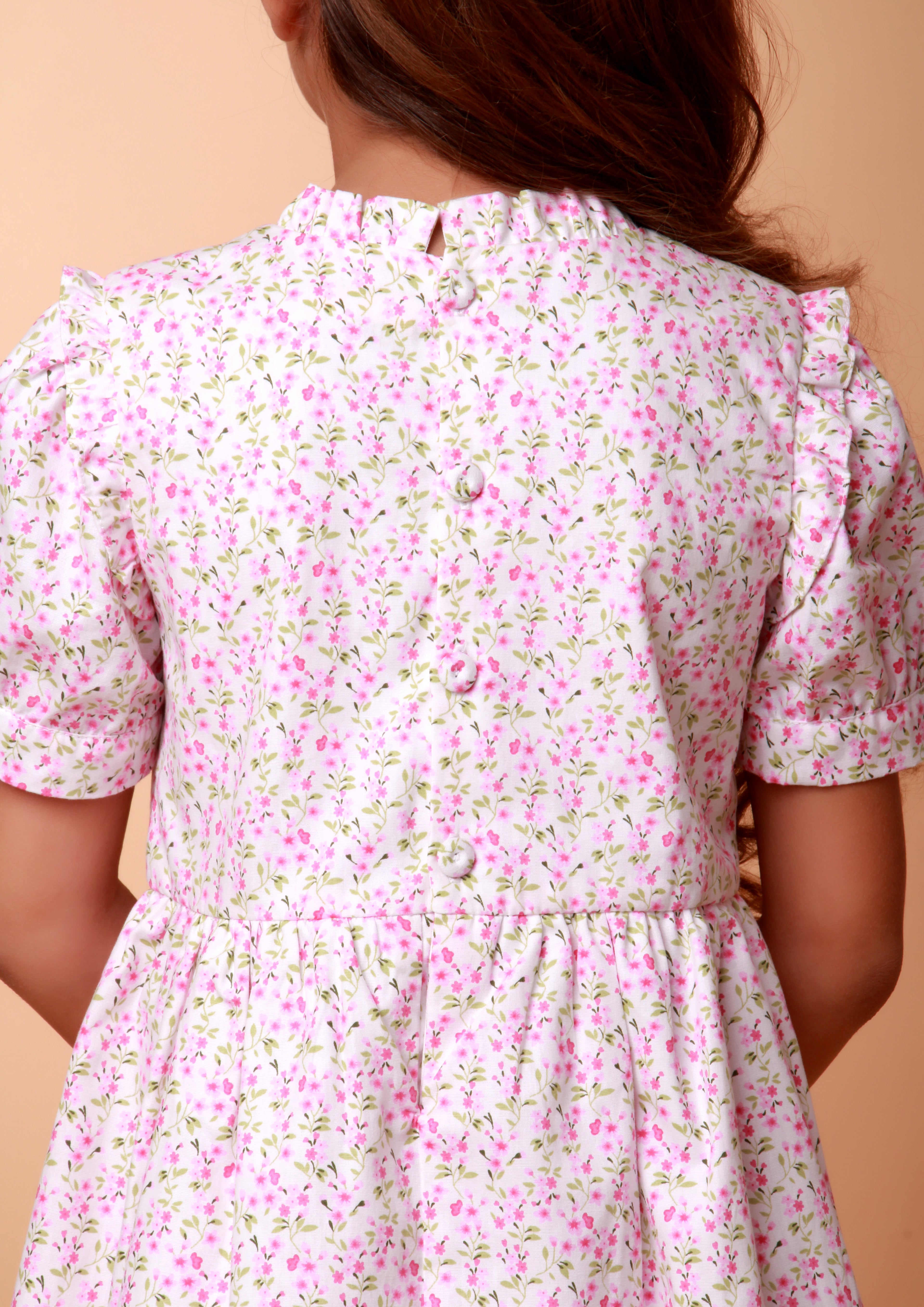 VESTIDO ALANA FLORZINHA PINK