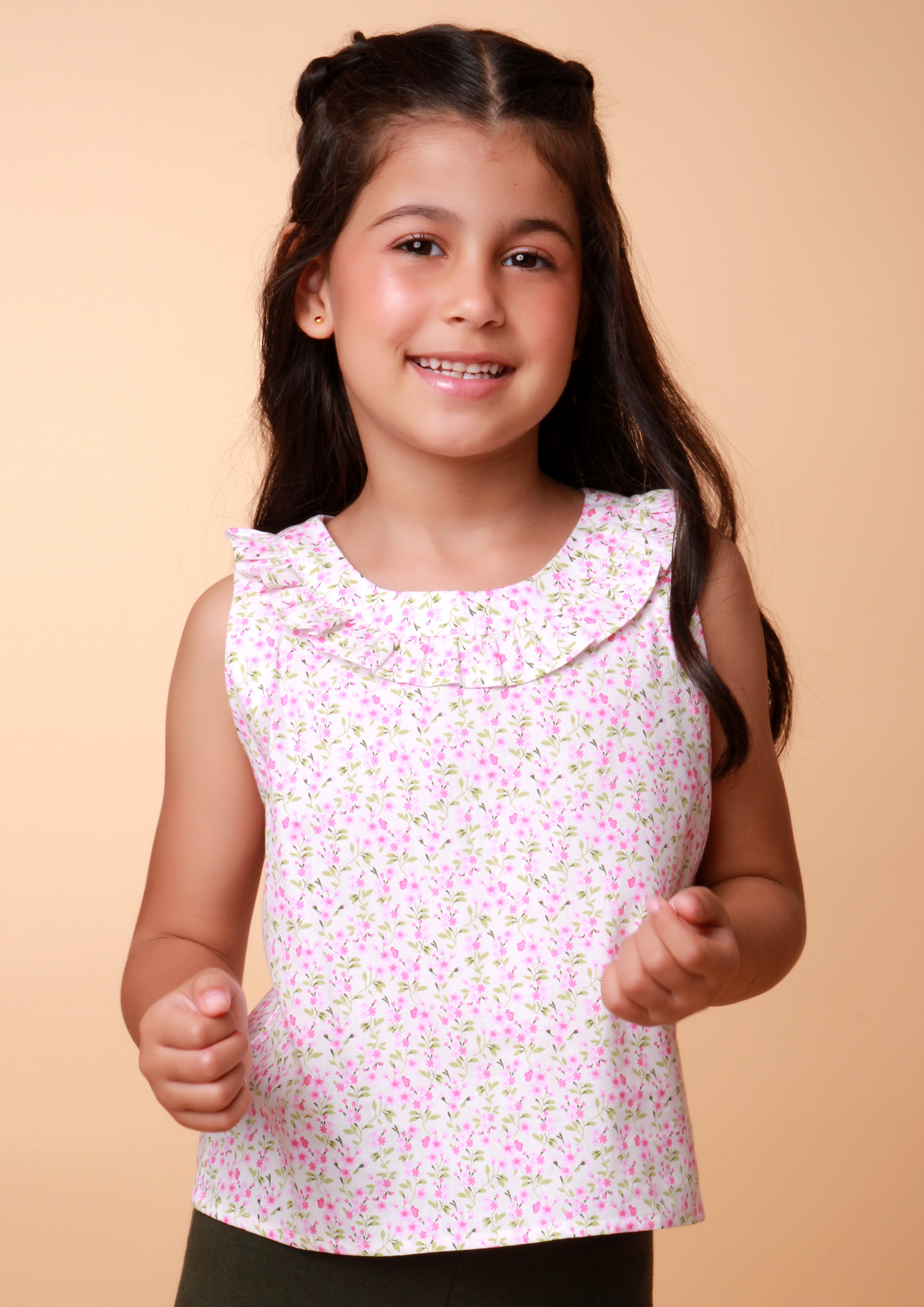 BLUSA REGATA JADE FLORZINHA PINK