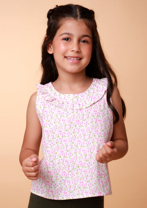 BLUSA REGATA JADE FLORZINHA PINK
