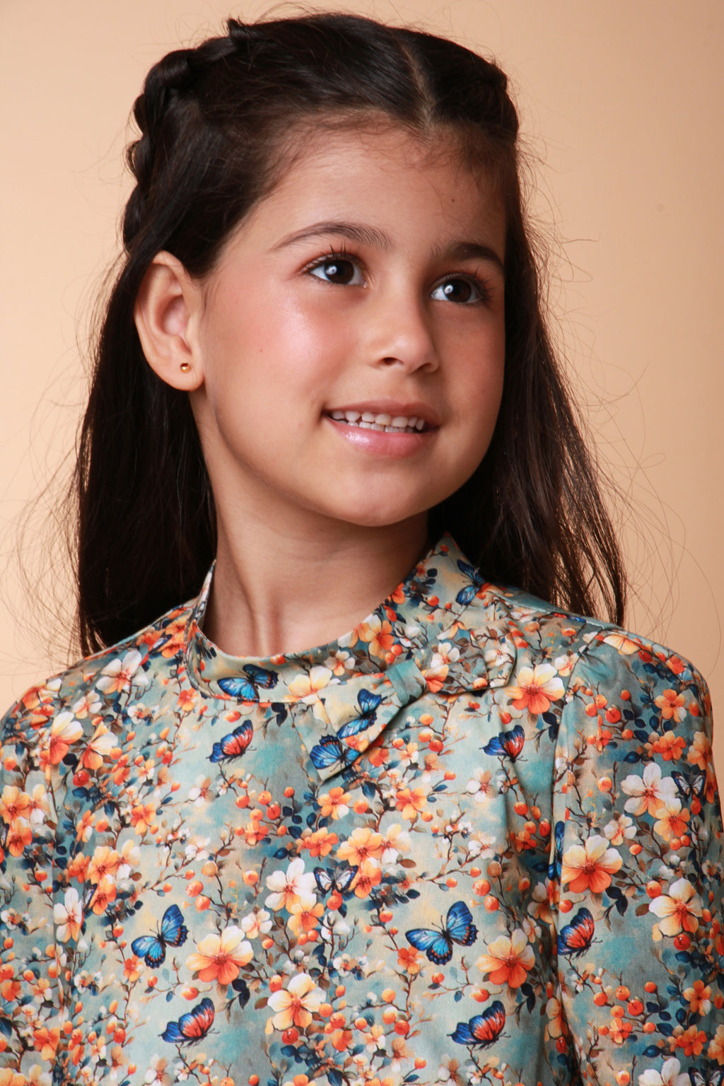 VESTIDO SIENNA BORBOLETA LARANJA