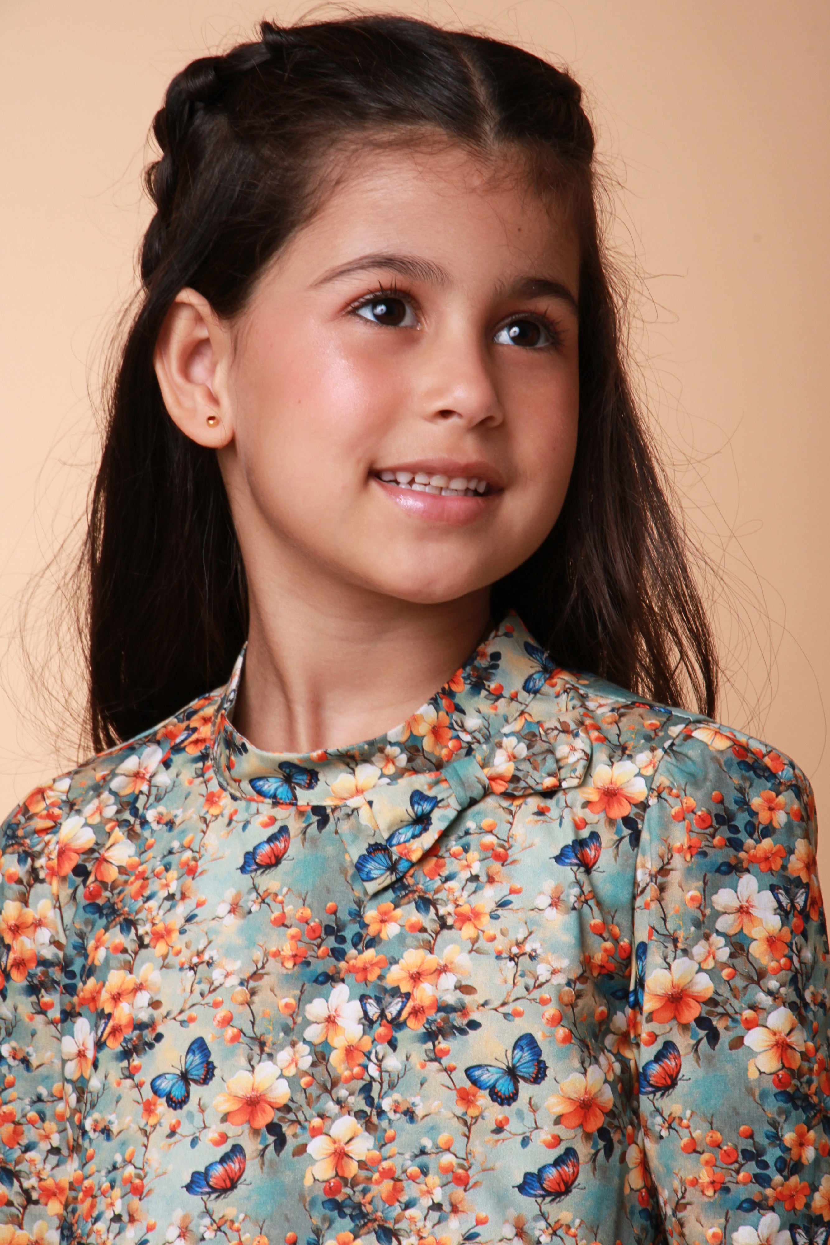 VESTIDO SIENNA BORBOLETA LARANJA