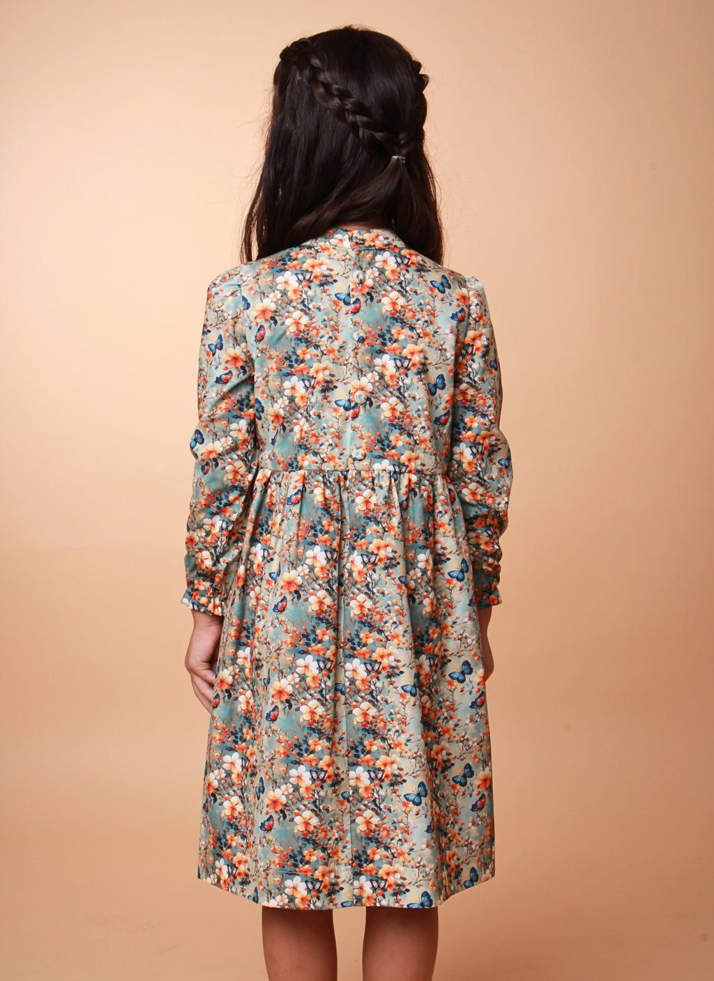 VESTIDO SIENNA BORBOLETA LARANJA
