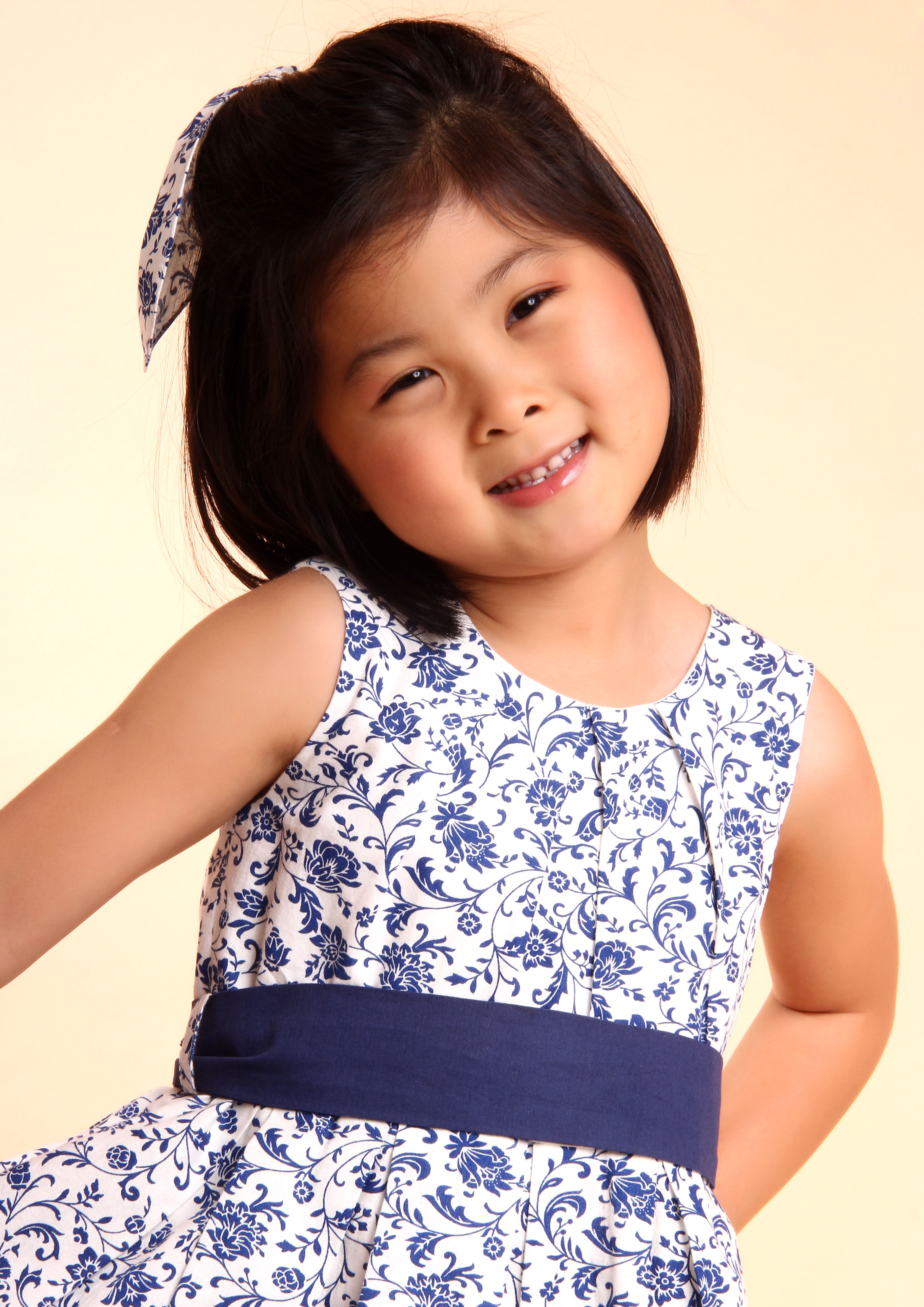 VESTIDO MARJORIE FOLHAS MARINHO