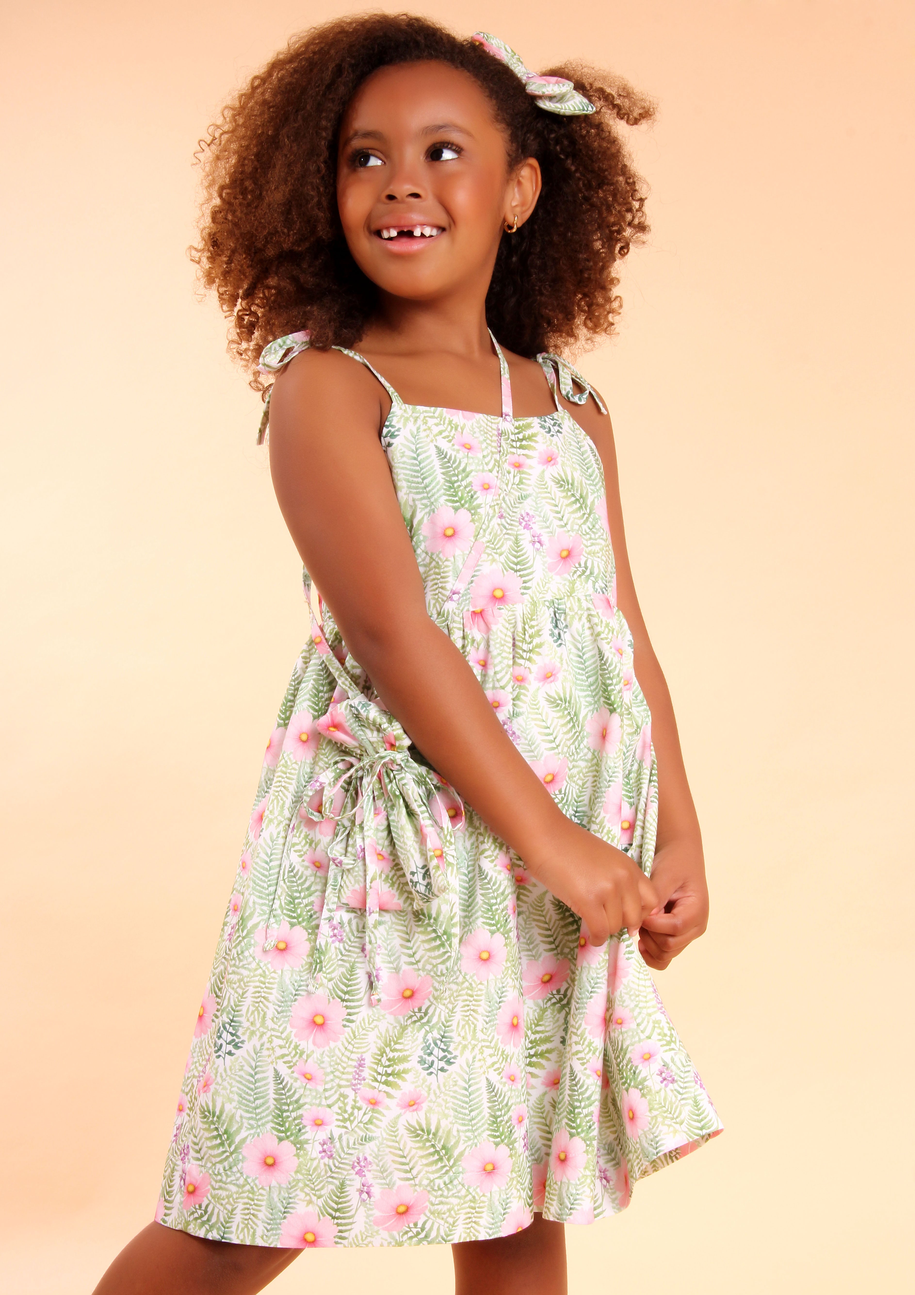 VESTIDO AGATHA SAMAMBAIA ROSA