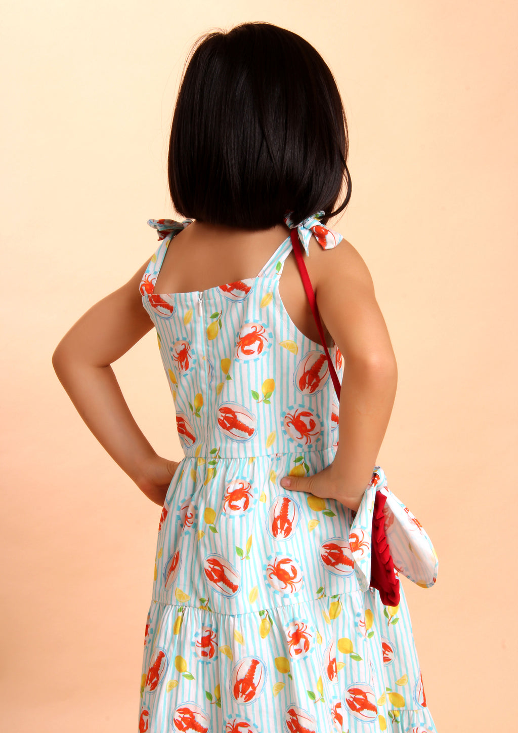 VESTIDO MARIA LAGOSTA VERMELHA