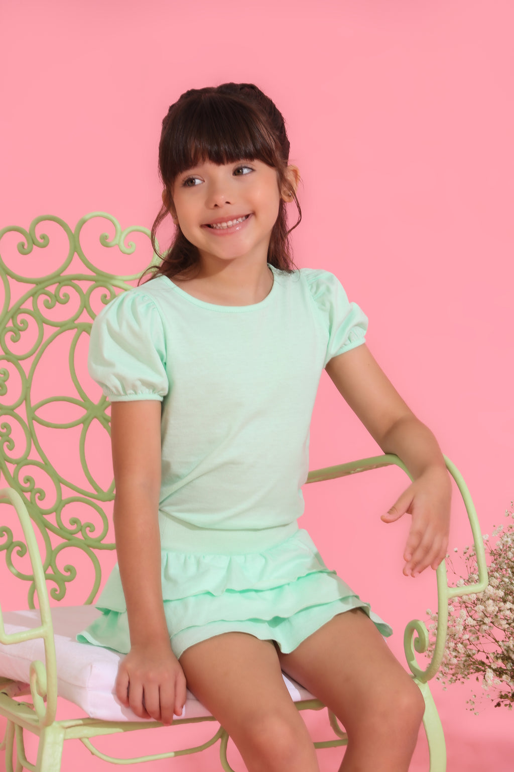 CAMISETA MAVIE VERDE CLARO