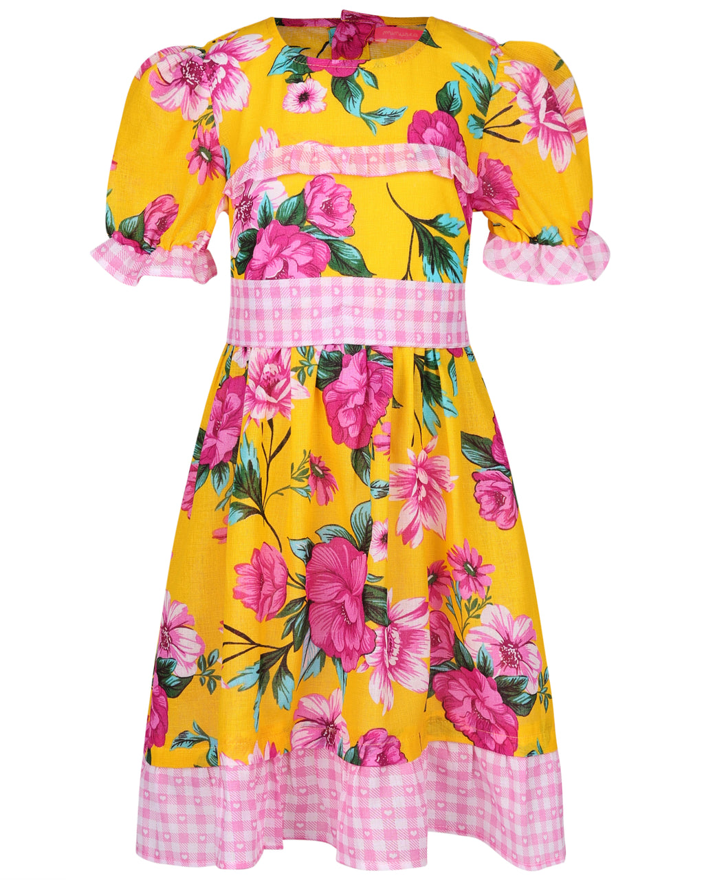 VESTIDO CHIQUINHA AMARELO