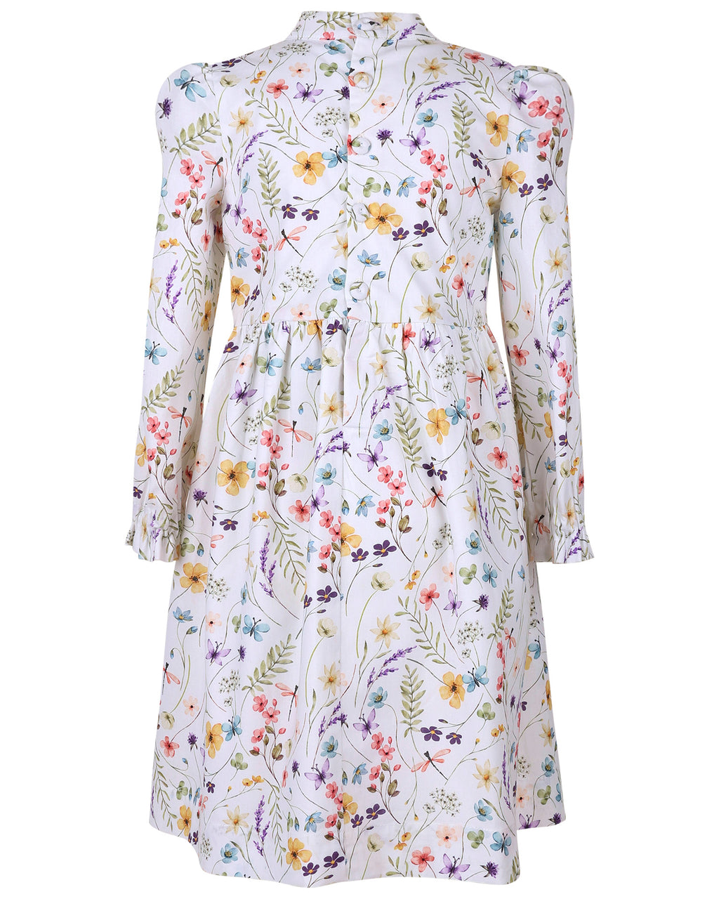 VESTIDO SIENNA FLORIDO OFF WHITE