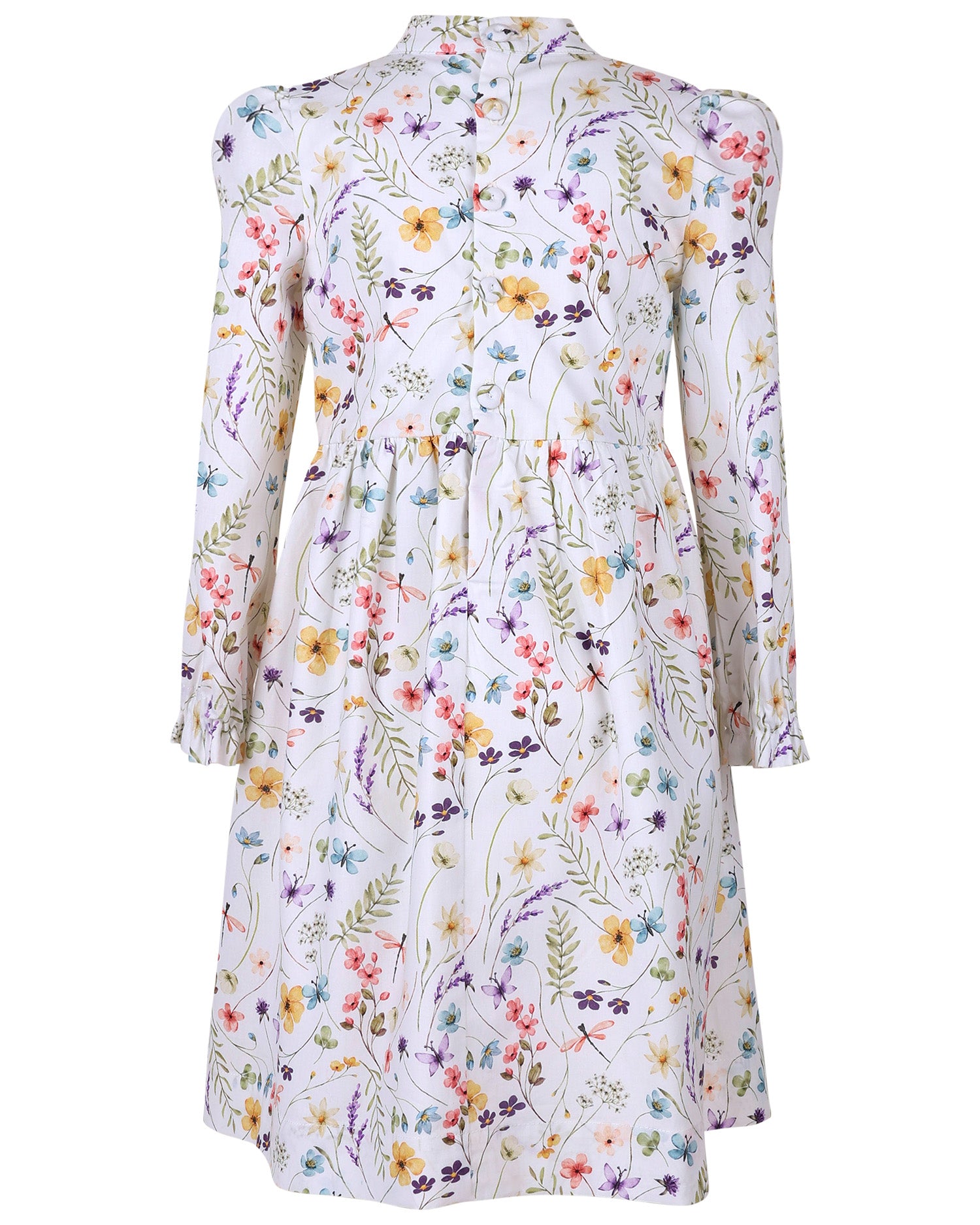 VESTIDO SIENNA FLORIDO OFF WHITE