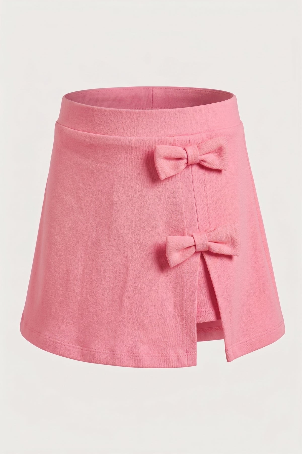 SHORTS SAIA DE COTTON E SHORTS EMBUTIDO POR BAIXO E DETALHES DE LACINHOS