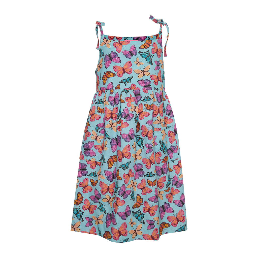 VESTIDO DE ALCINHAS REGULAVEIS E COMPRIMENTO MIDI