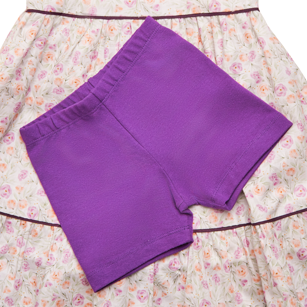 VESTIDO ALICE ROXO FLOR