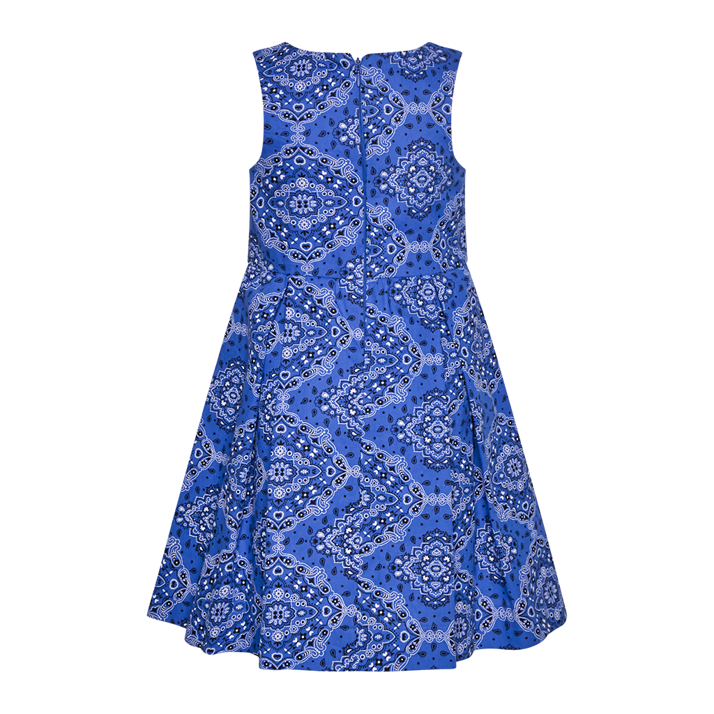 VESTIDO ESTHER BANDANA AZUL