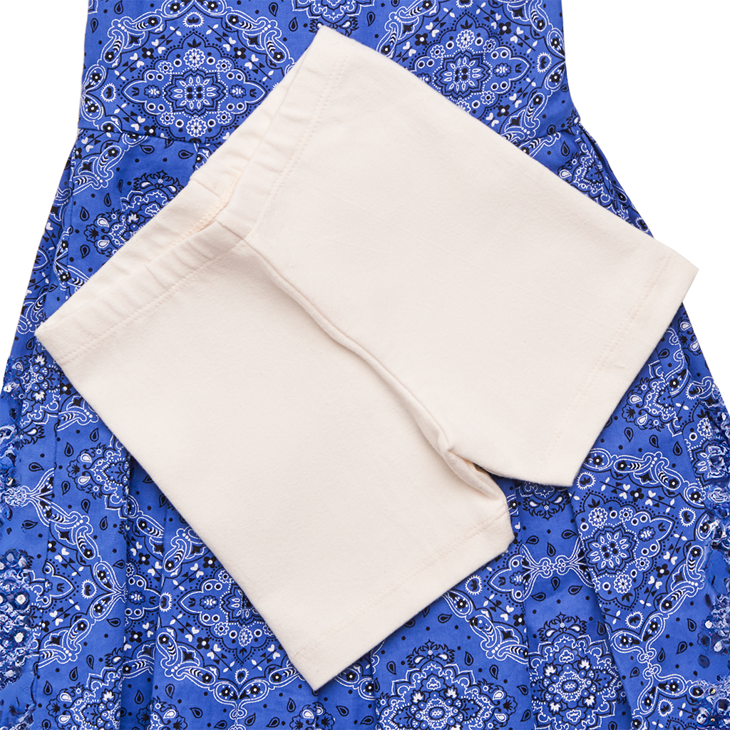 VESTIDO ESTHER BANDANA AZUL