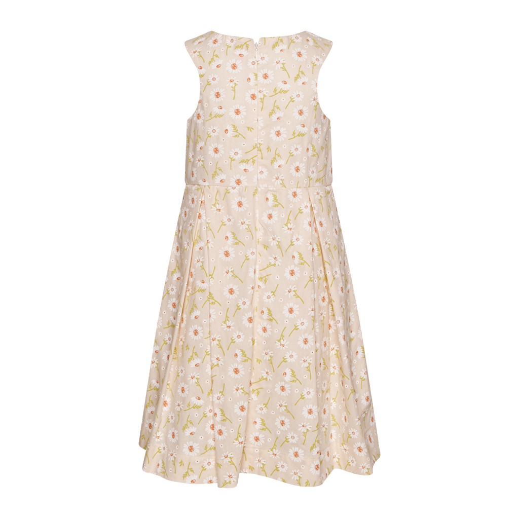 VESTIDO ESTHER FLOR BEGE