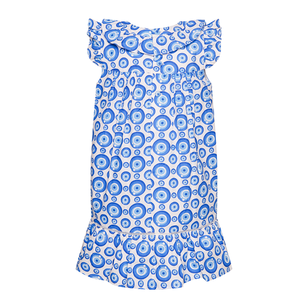 VESTIDO HELENA OLHO GREGO AZUL